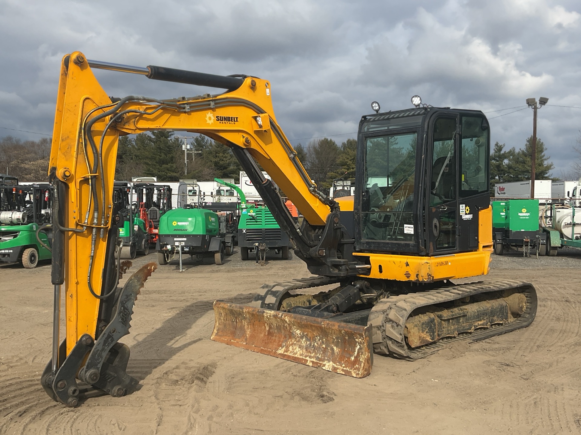 2017 JCB 85Z-1 Mini Excavator