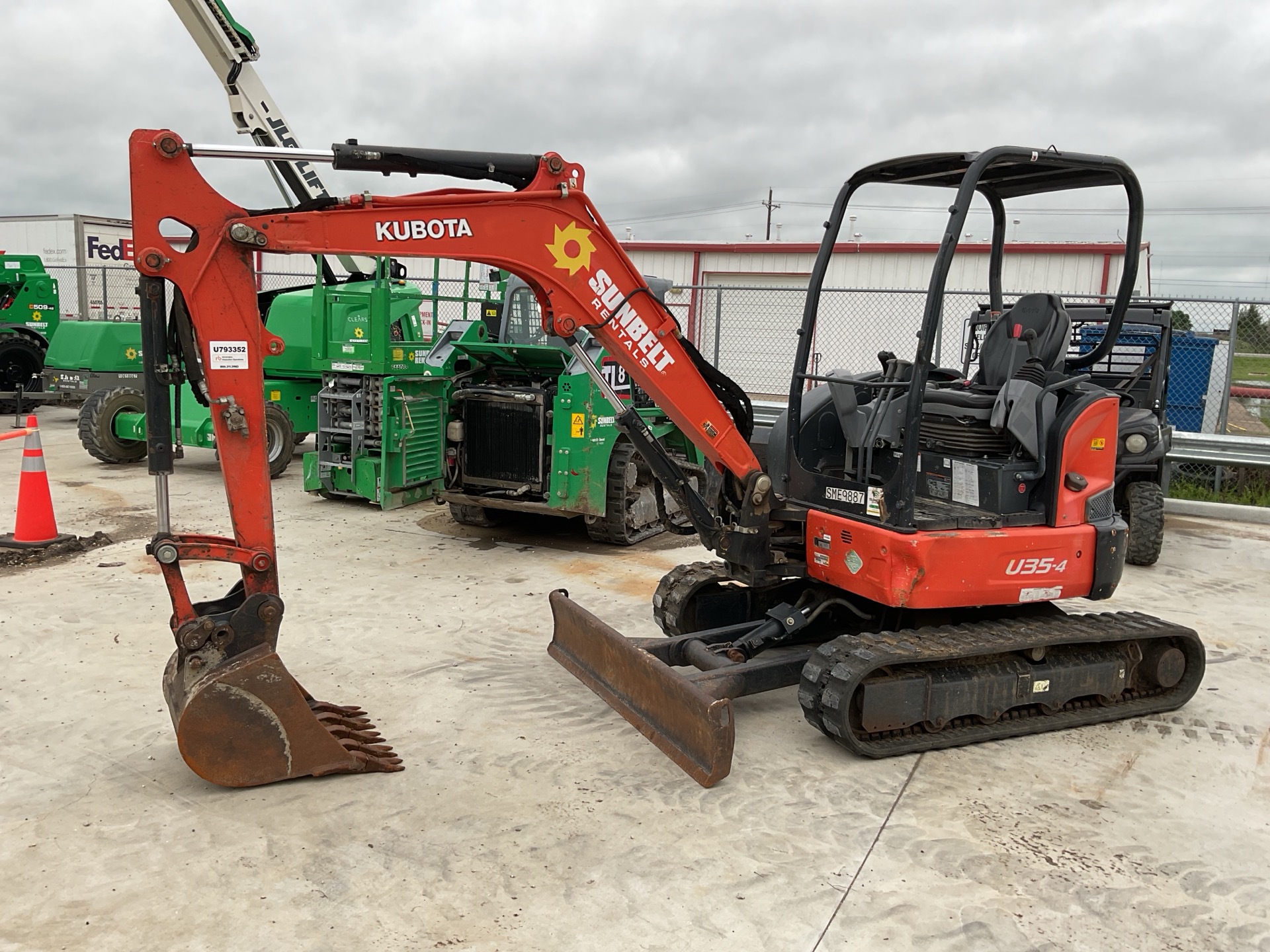 2017 Kubota U35-4 Mini Excavator