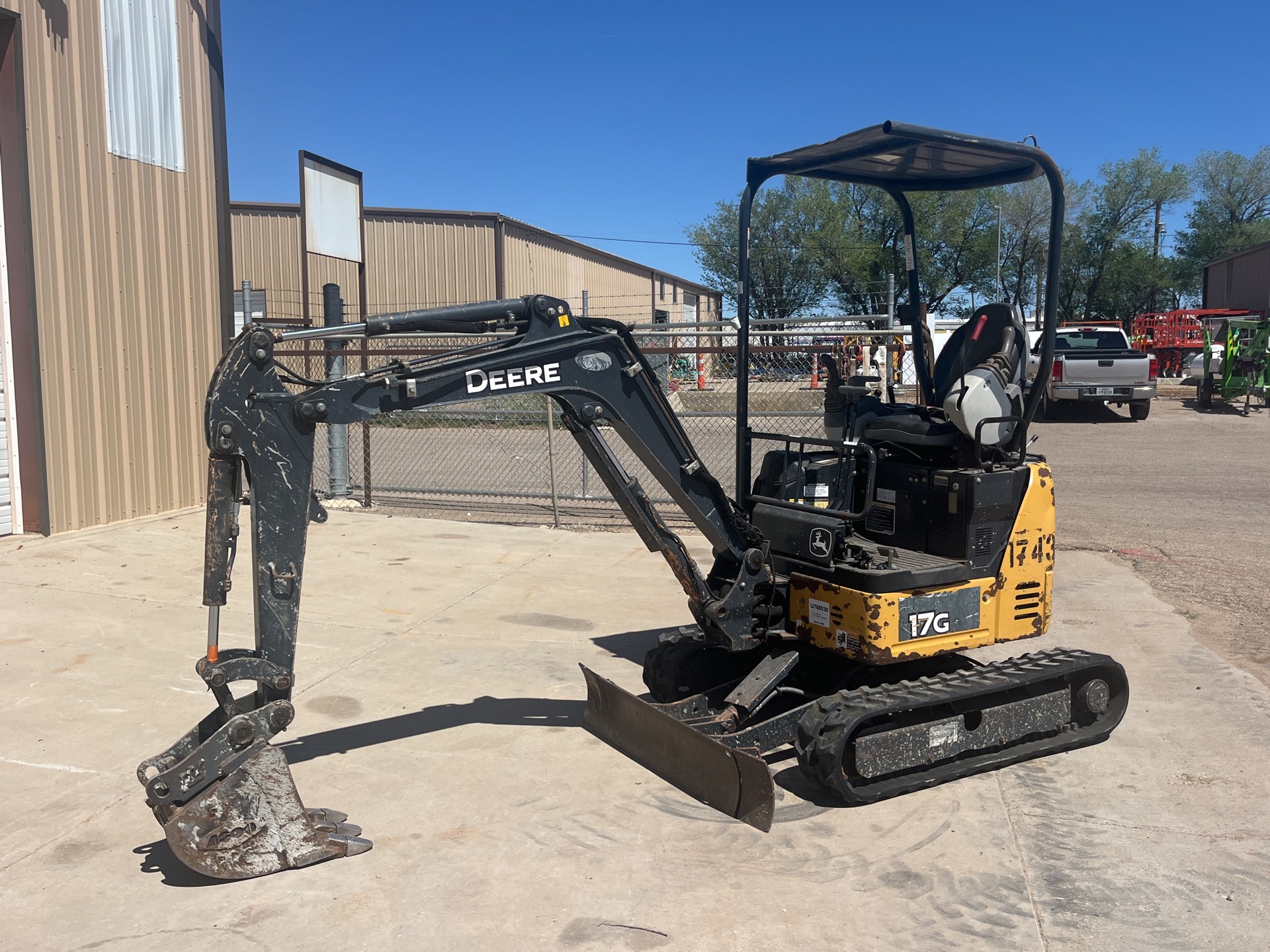 2016 John Deere 17G Mini Excavator