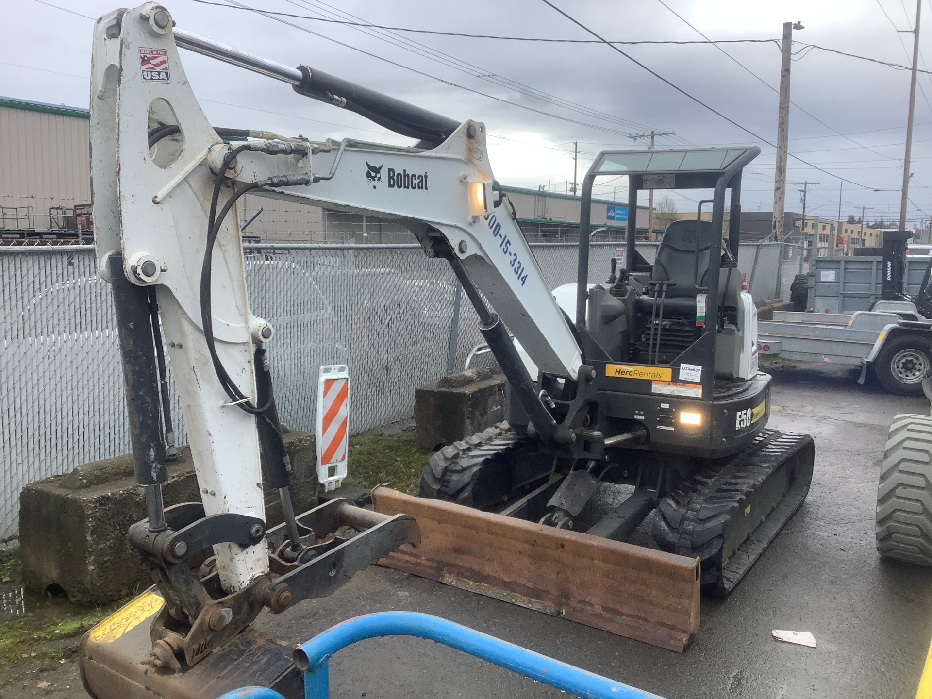 2017 Bobcat E50 Mini Excavator