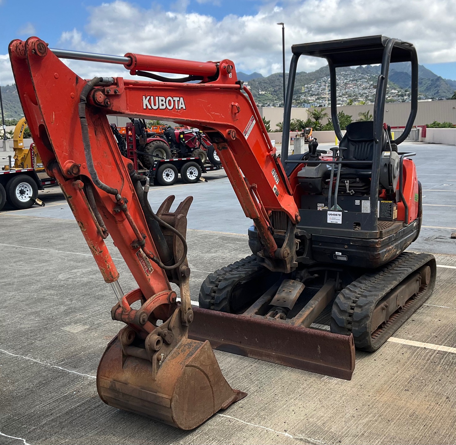 2018 Kubota KX71-3S Mini Excavator