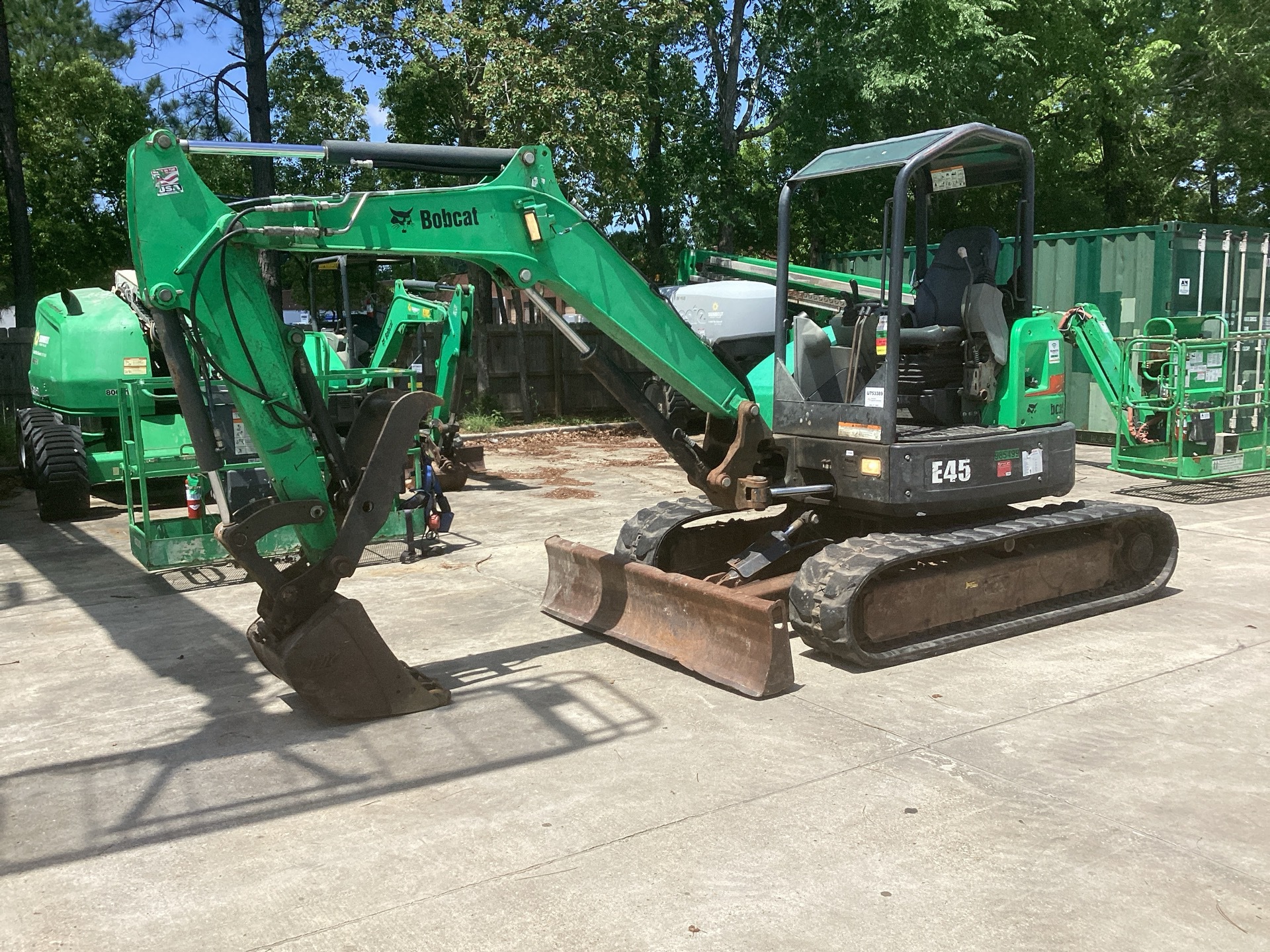 2017 Bobcat E45 Mini Excavator