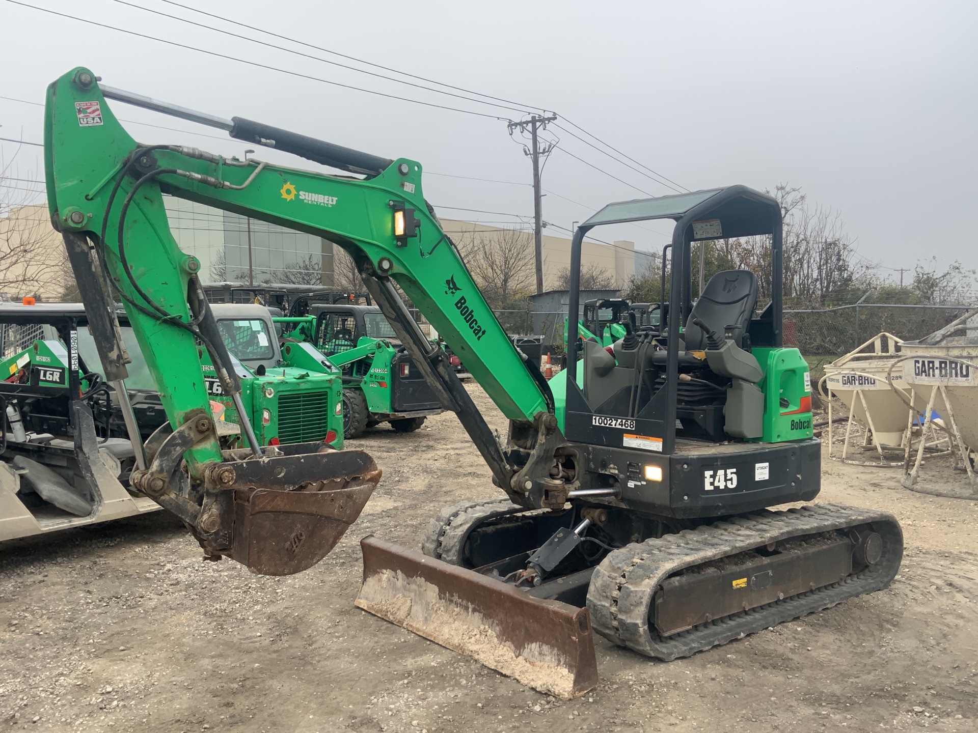 2018 Bobcat E45 Mini Excavator