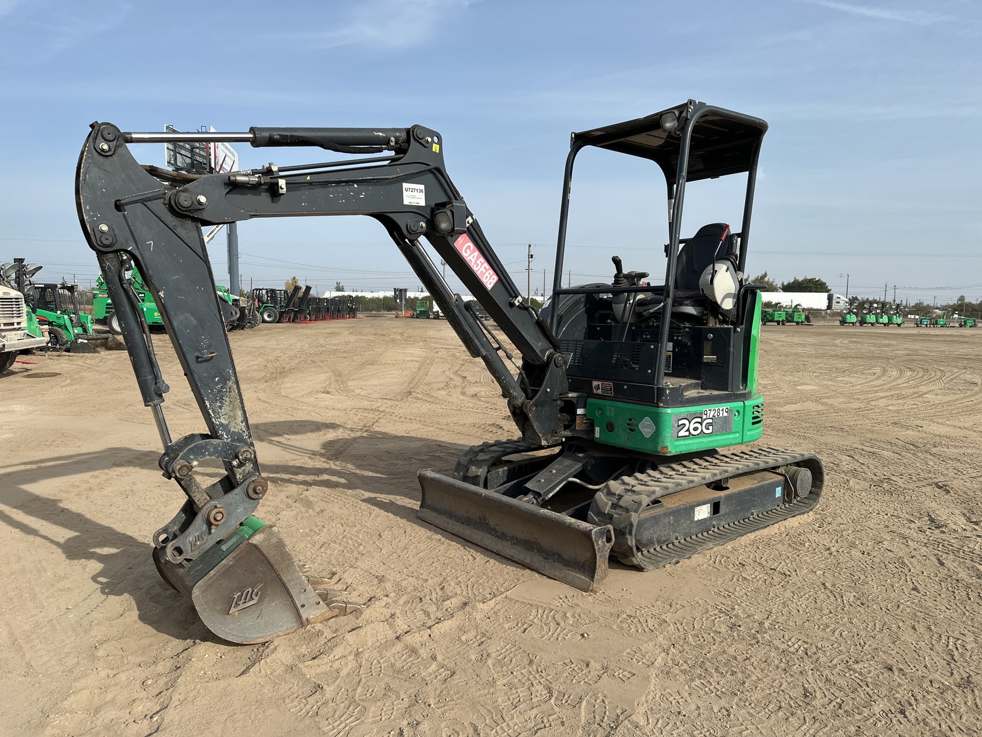 2017 John Deere 26G Mini Excavator