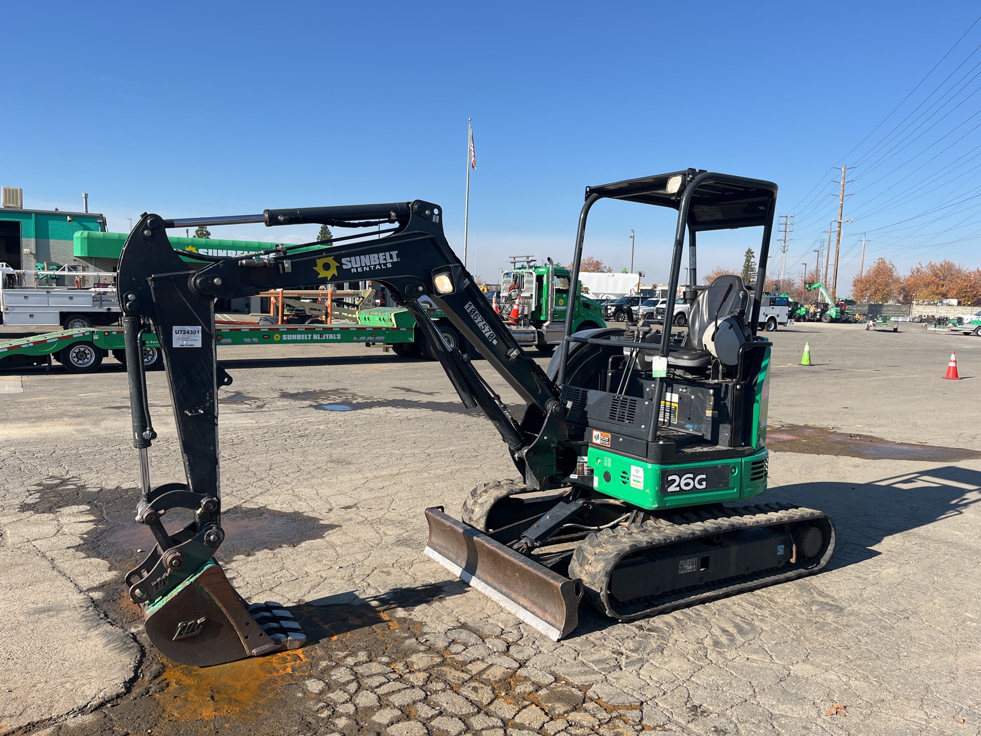 2017 John Deere 26G Mini Excavator