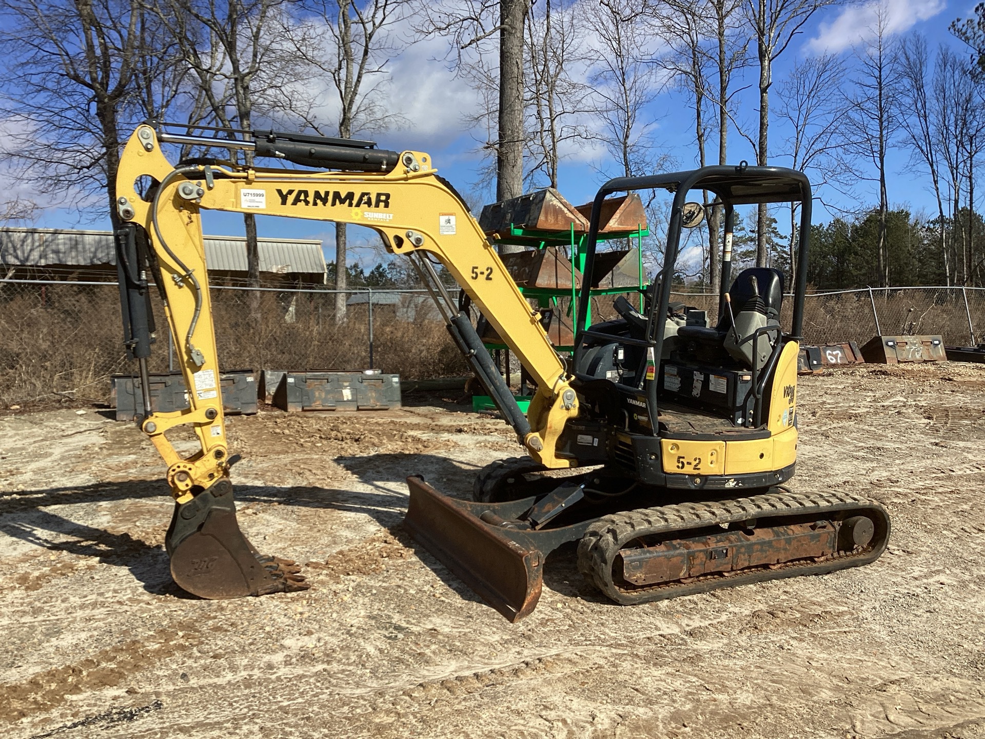 2016 Yanmar VIO35-6A Mini Excavator