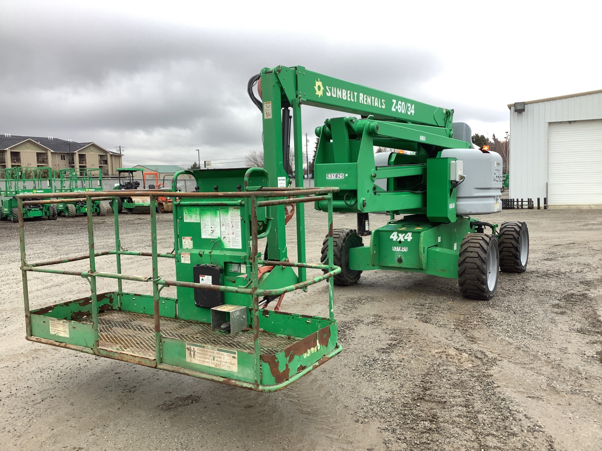 2014 Genie Z60-34 4WD Diesel Articulating Boom Lift