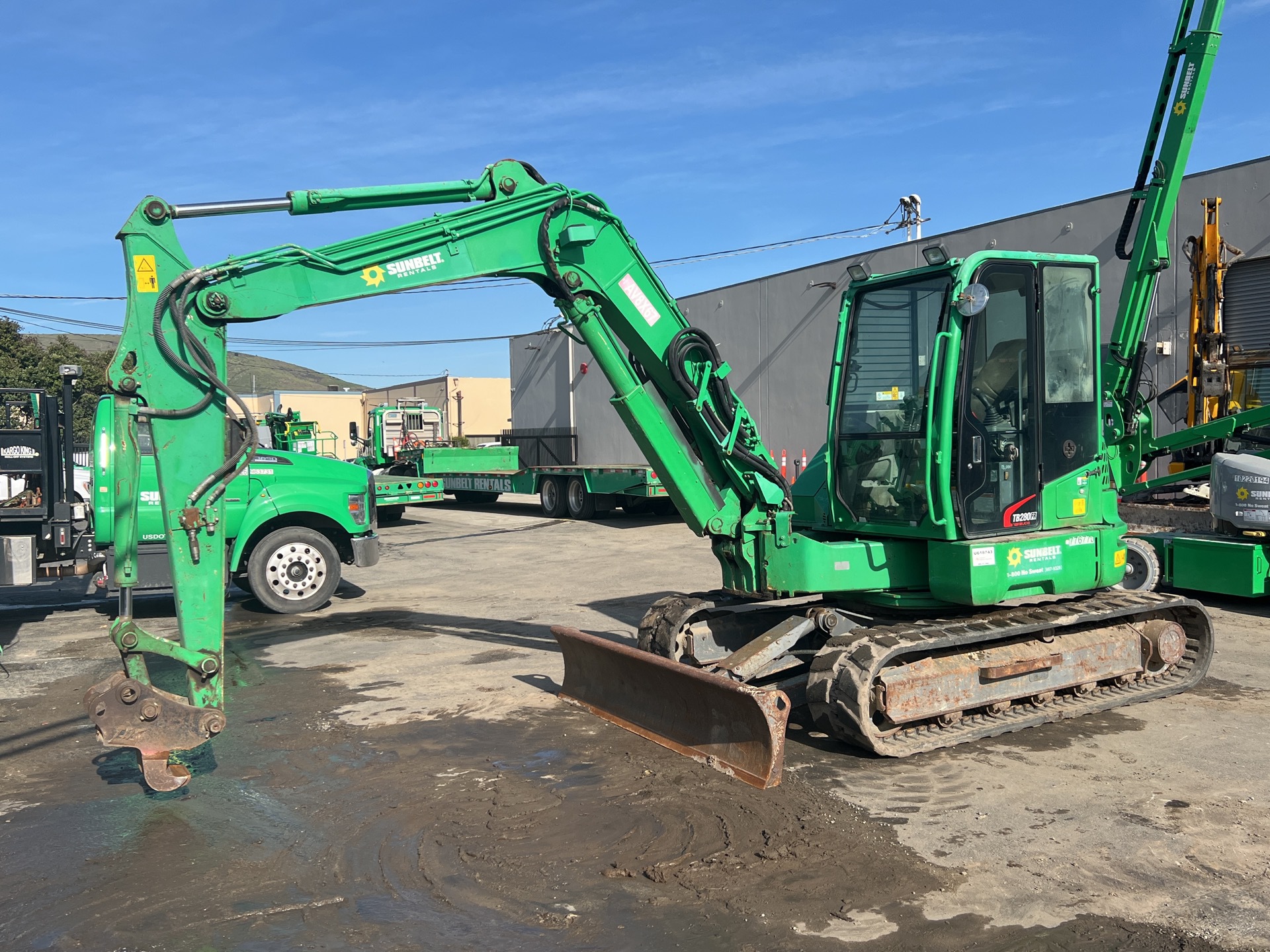 2015 Takeuchi TB280FR Mini Excavator