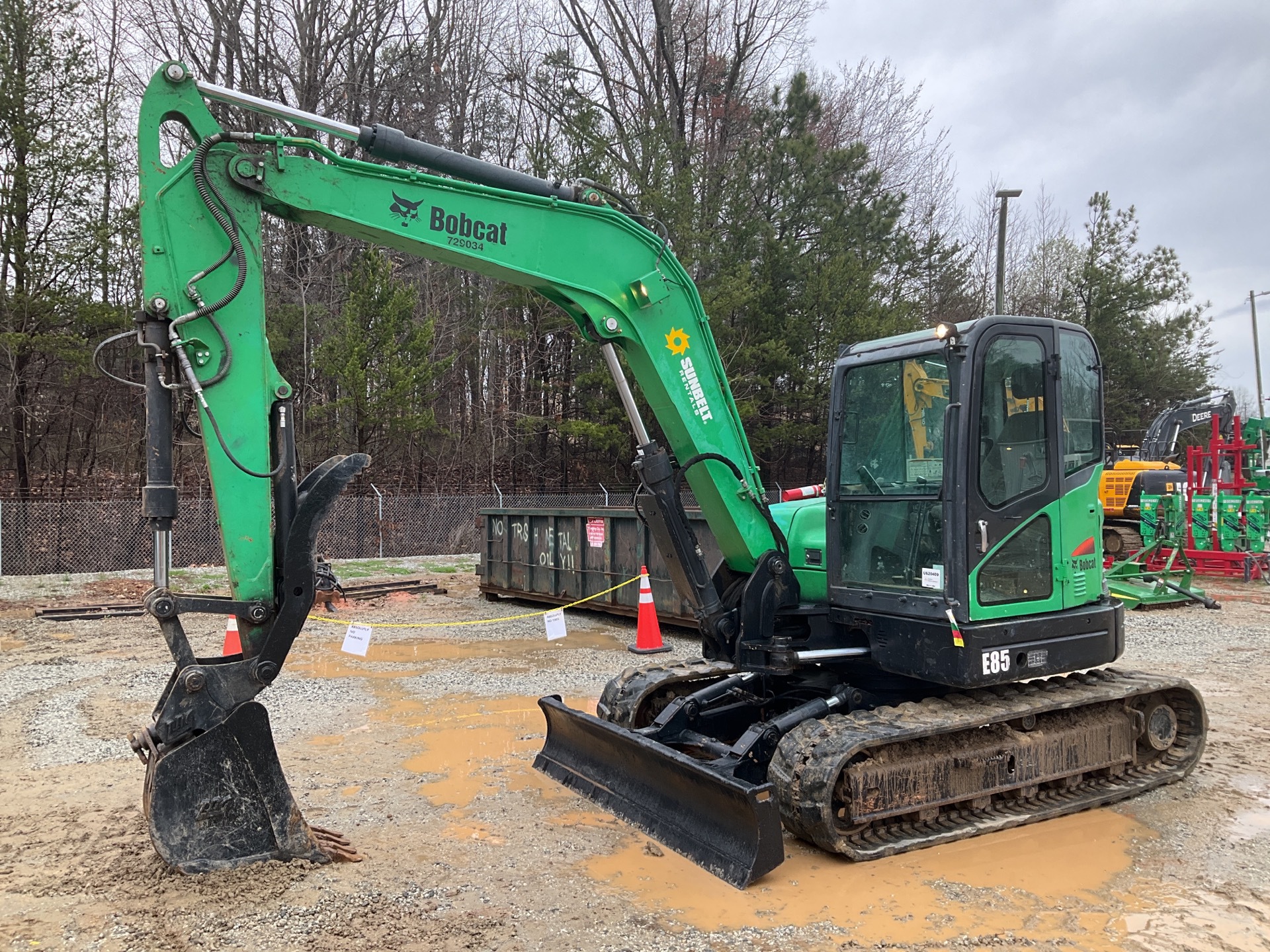 2015 Bobcat E85 Mini Excavator