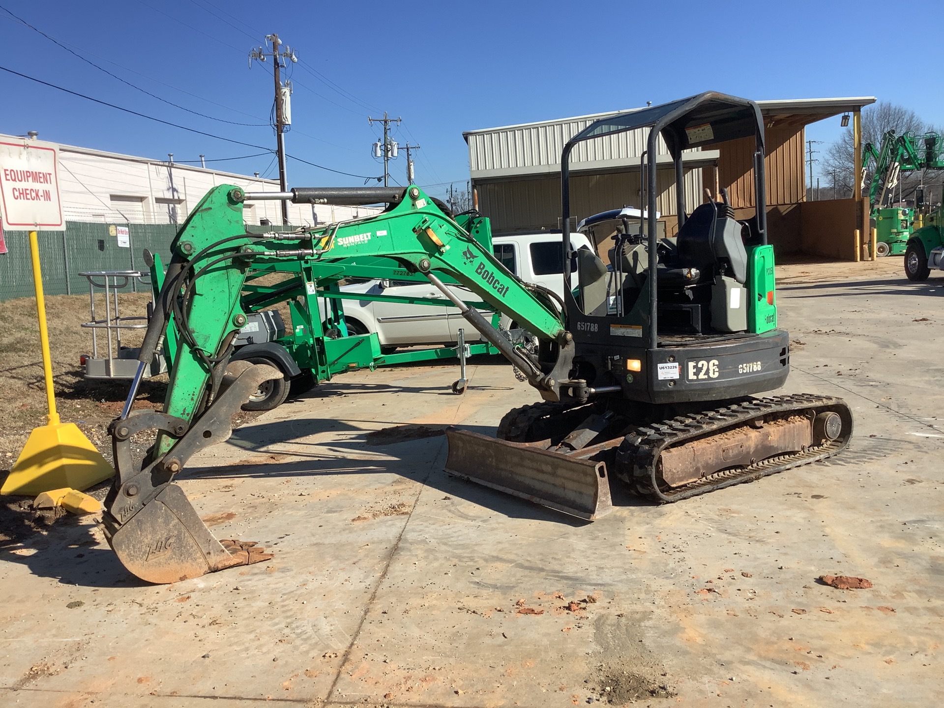 2014 Bobcat E26 Mini Excavator