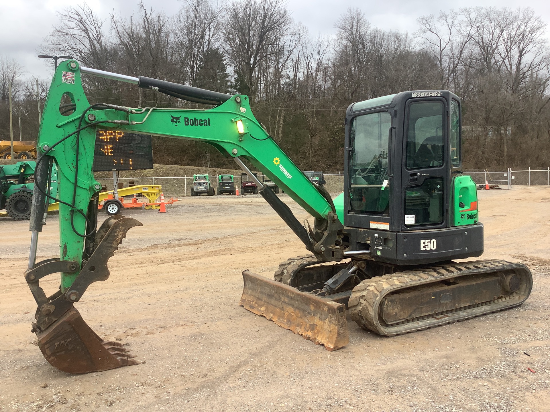 2016 Bobcat E50 Mini Excavator