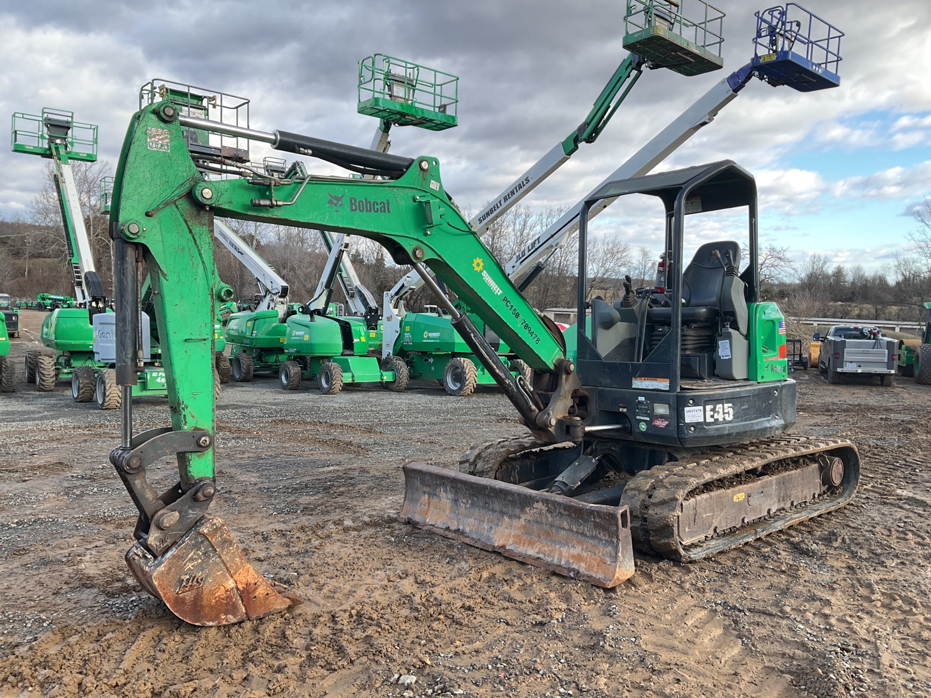 2015 Bobcat E45 Mini Excavator