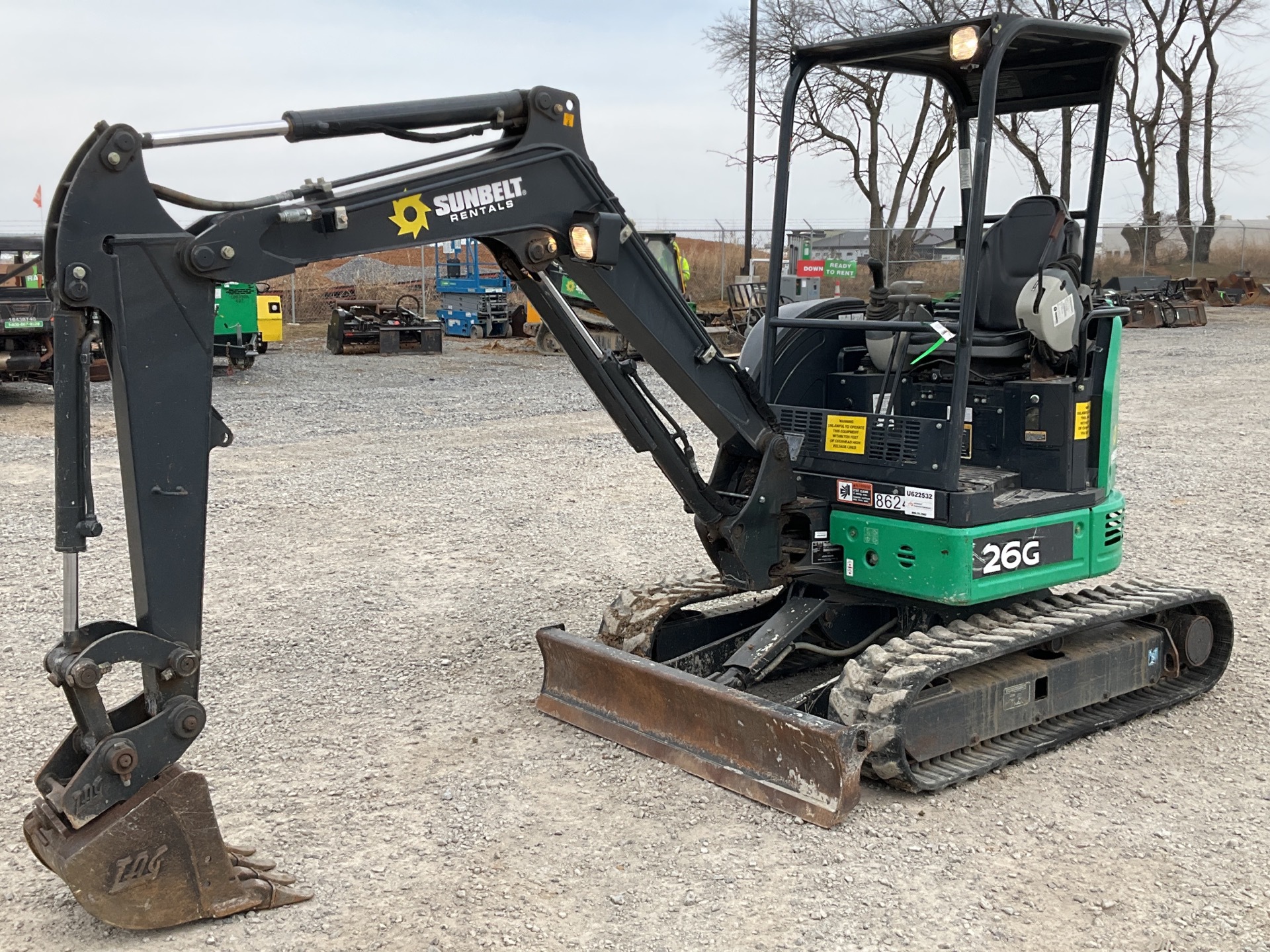 2016 John Deere 26G Mini Excavator