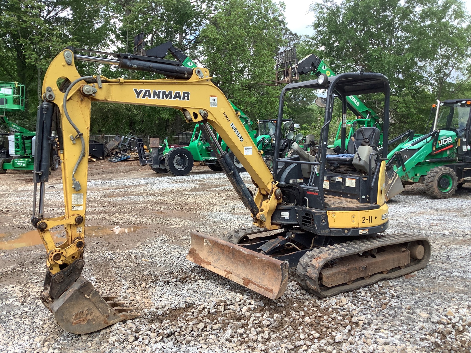 2017 Yanmar ViO35-6A Mini Excavator