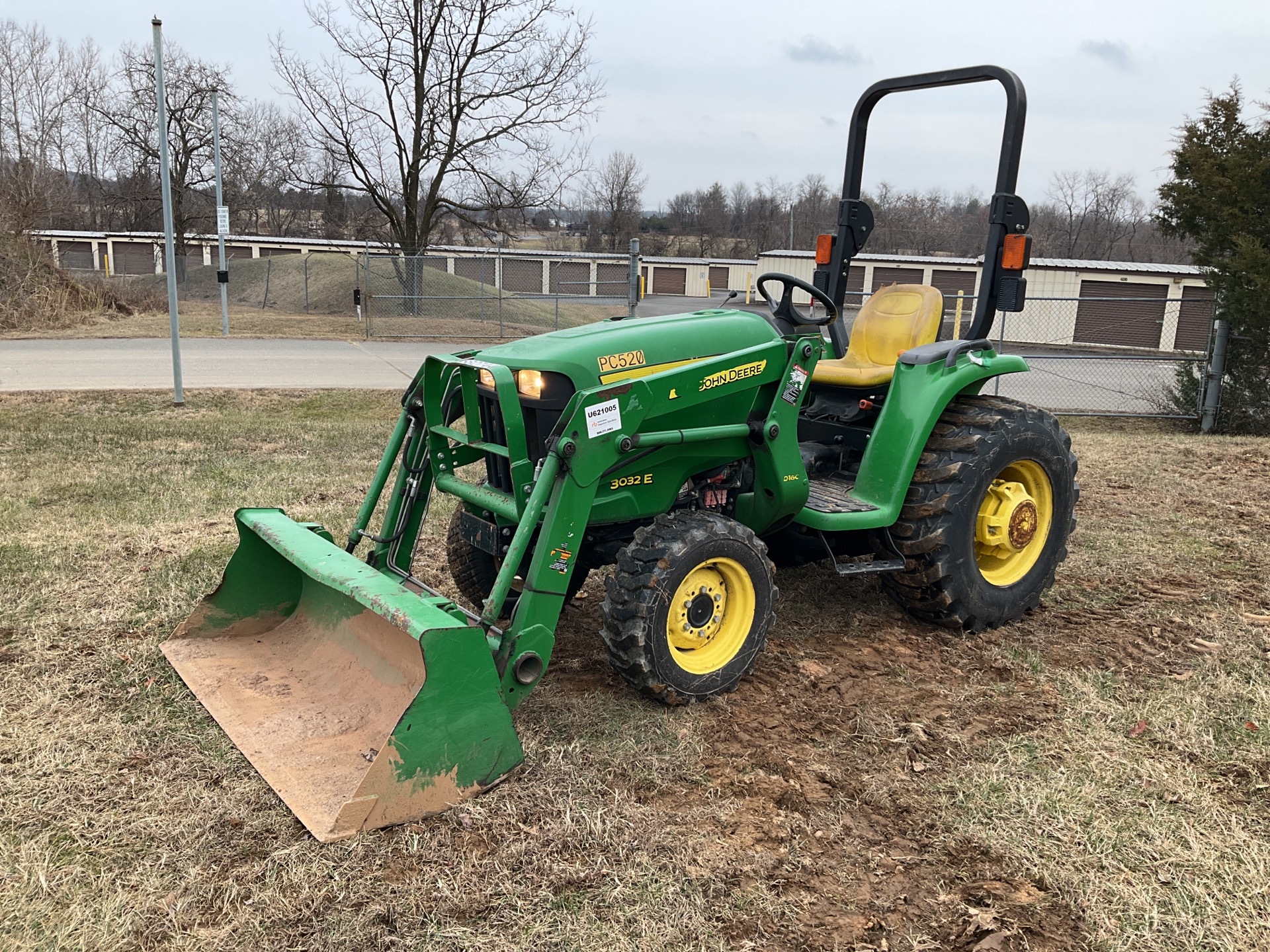 2016 John Deere 3032E 4WD Utility Tractor