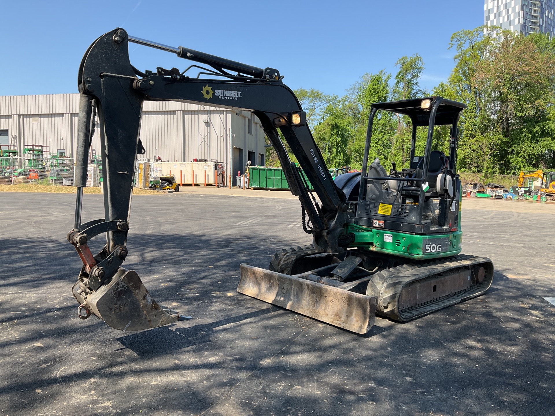 2016 John Deere 50G Mini Excavator