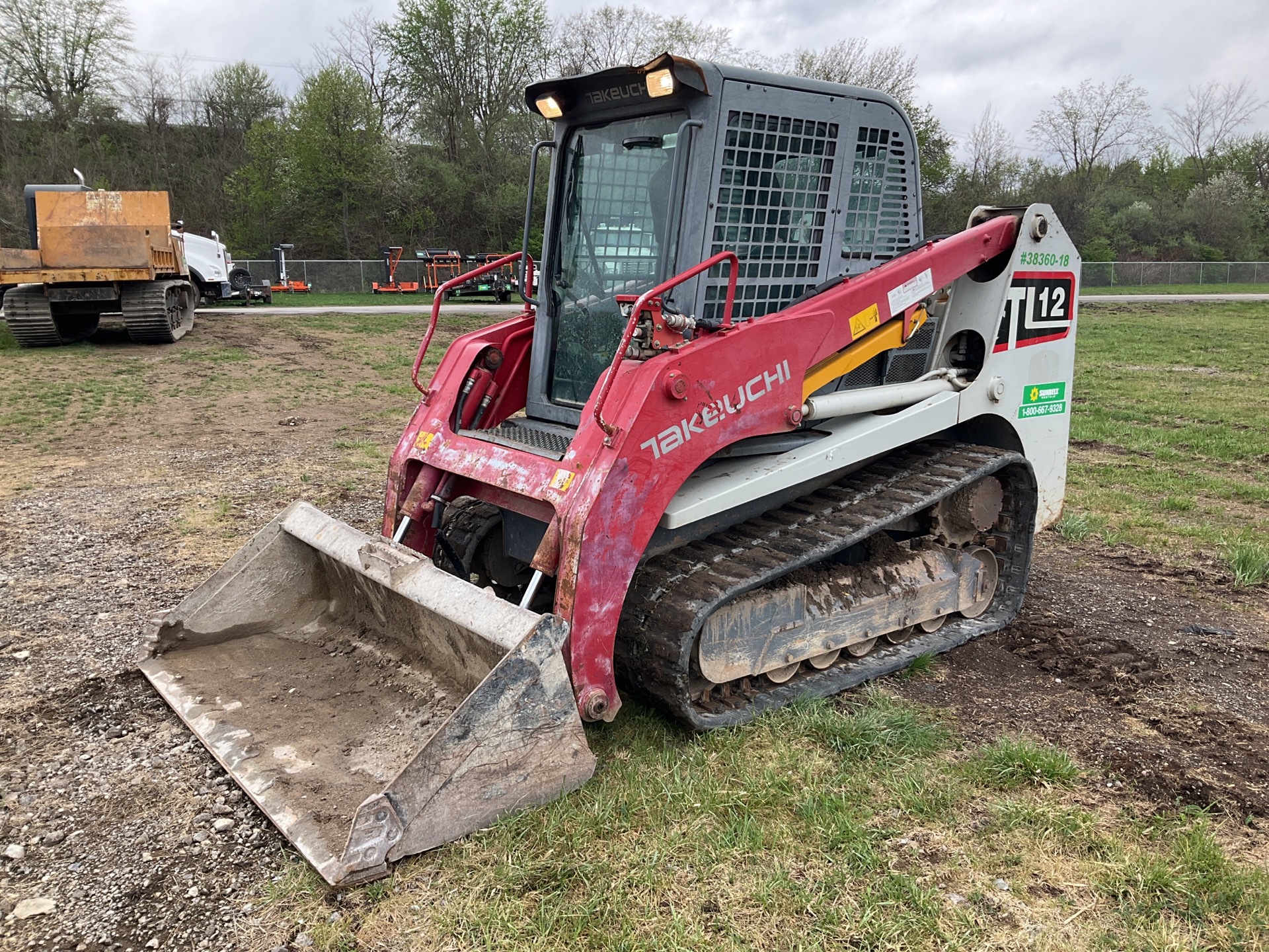 2017 Takeuchi TL12 Compact Track Loader