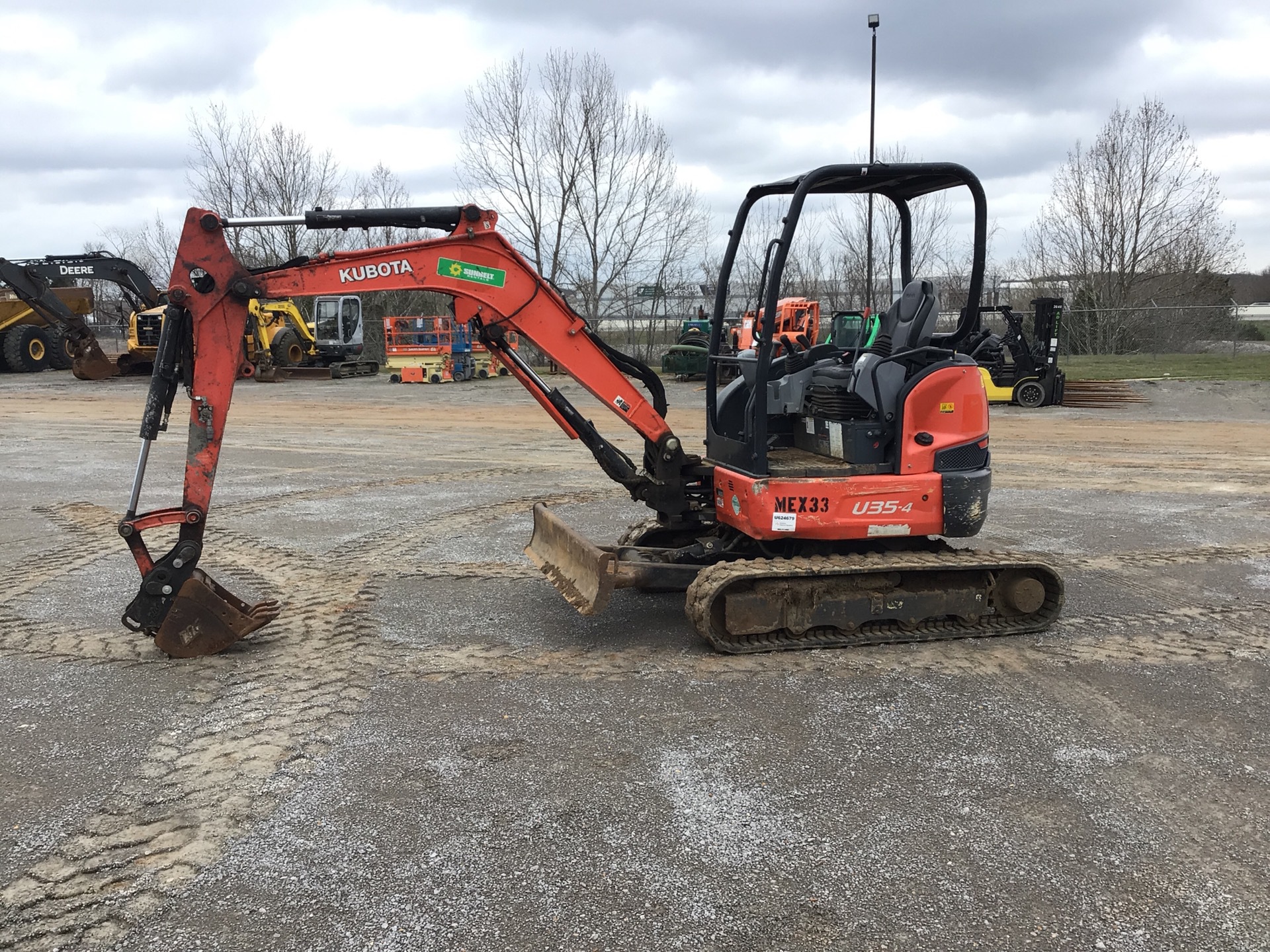 2016 Kubota U35-4 Mini Excavator