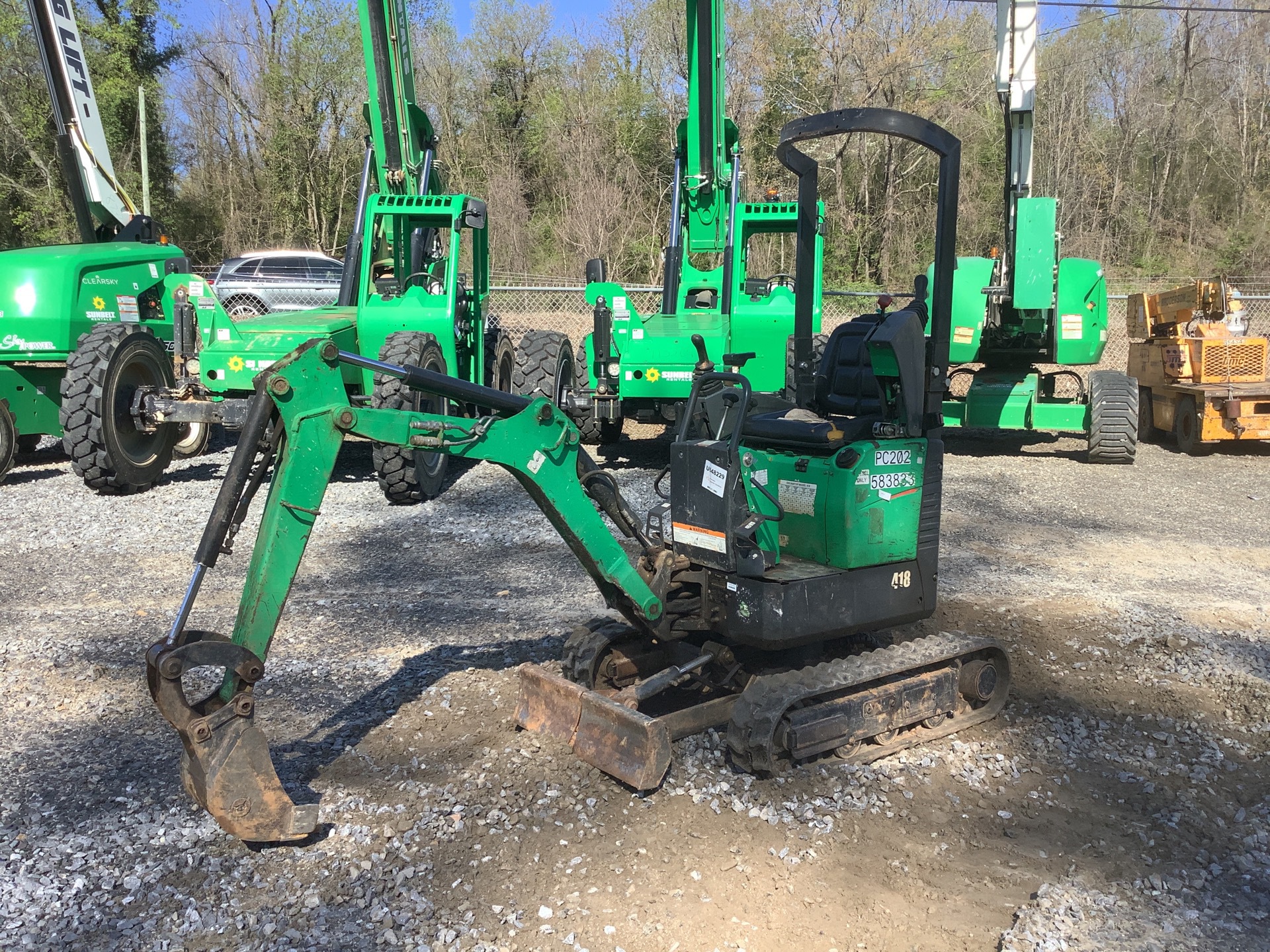 2014 Bobcat 418A Mini Excavator