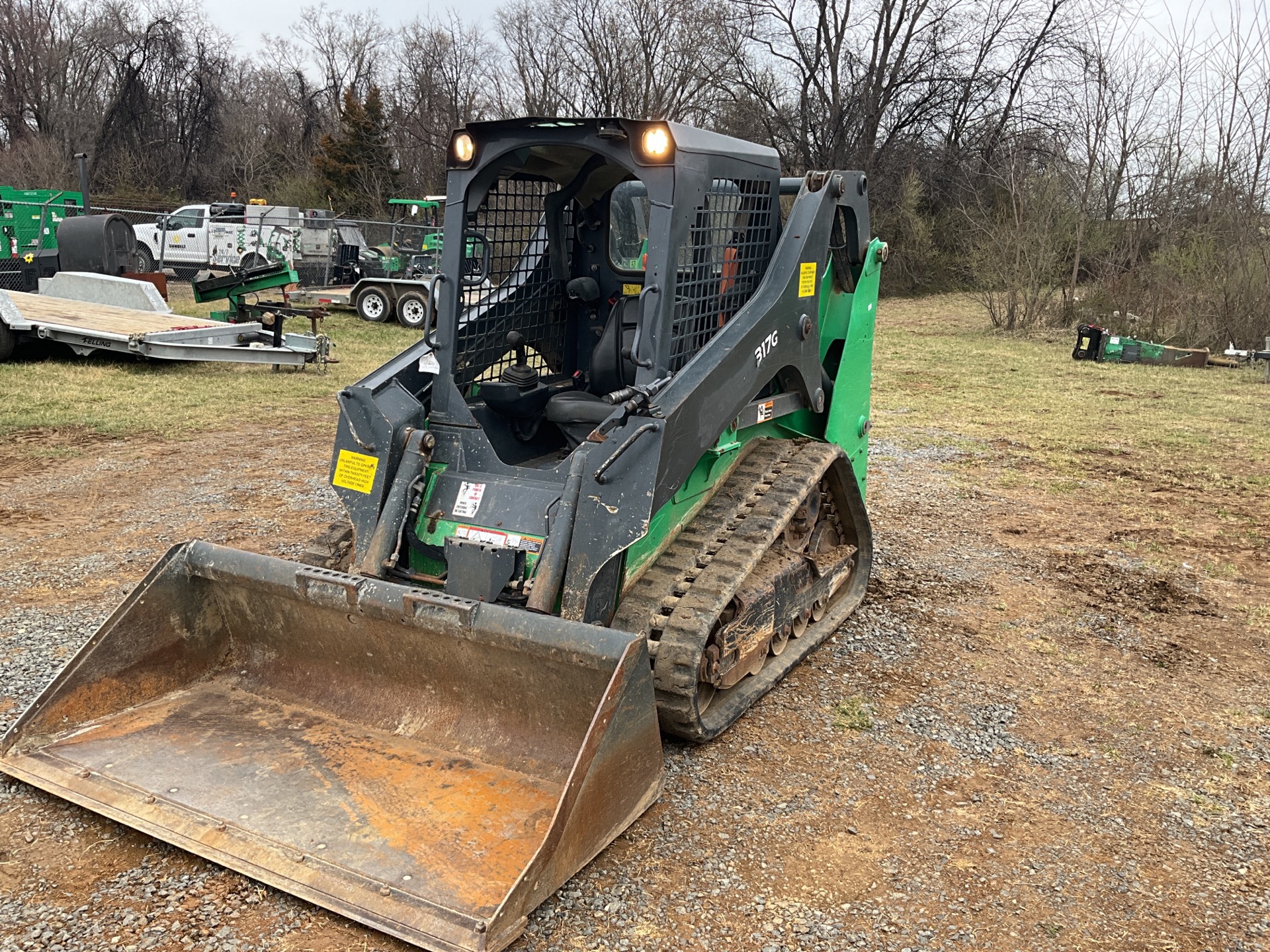 2017 John Deere 317G Compact Track Loader