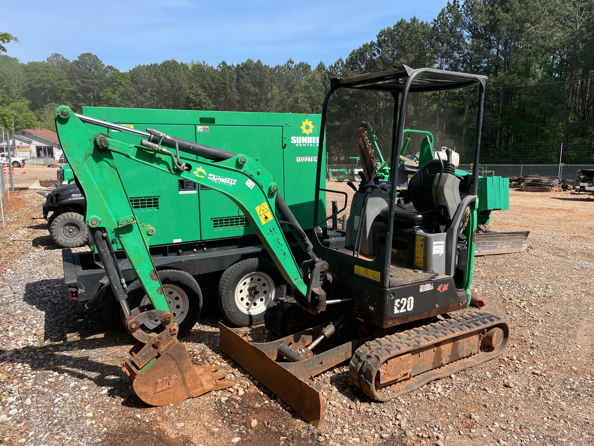 2015 Bobcat E20 Mini Excavator