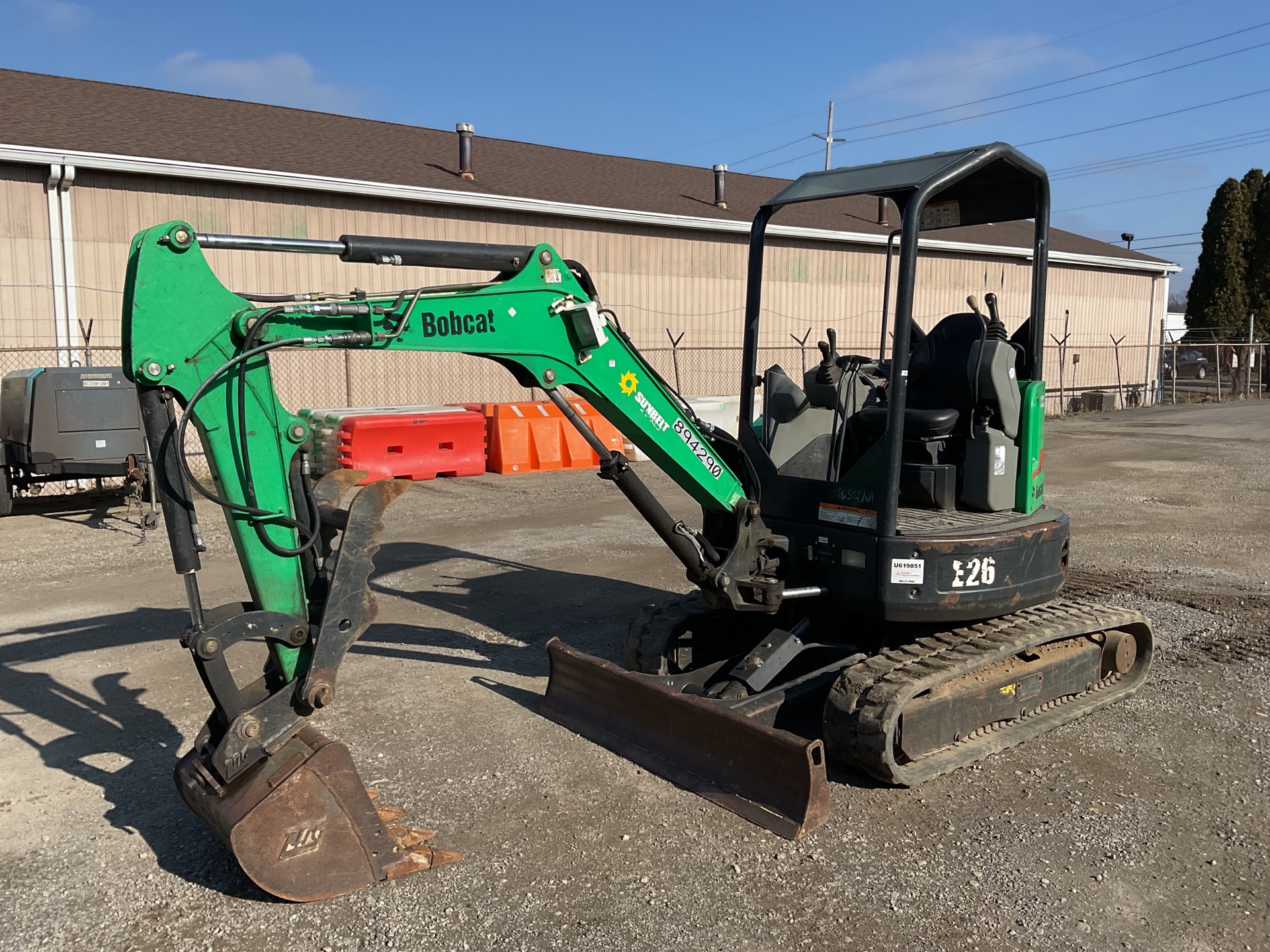 2016 Bobcat E26 Mini Excavator