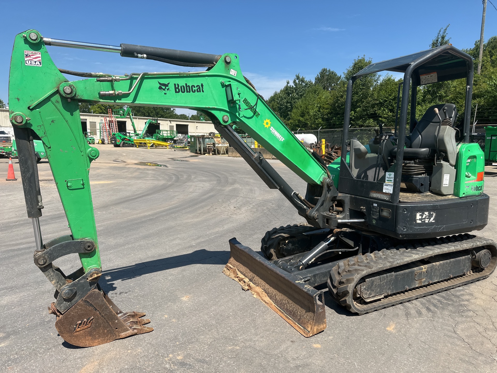 2016 Bobcat E42 Mini Excavator