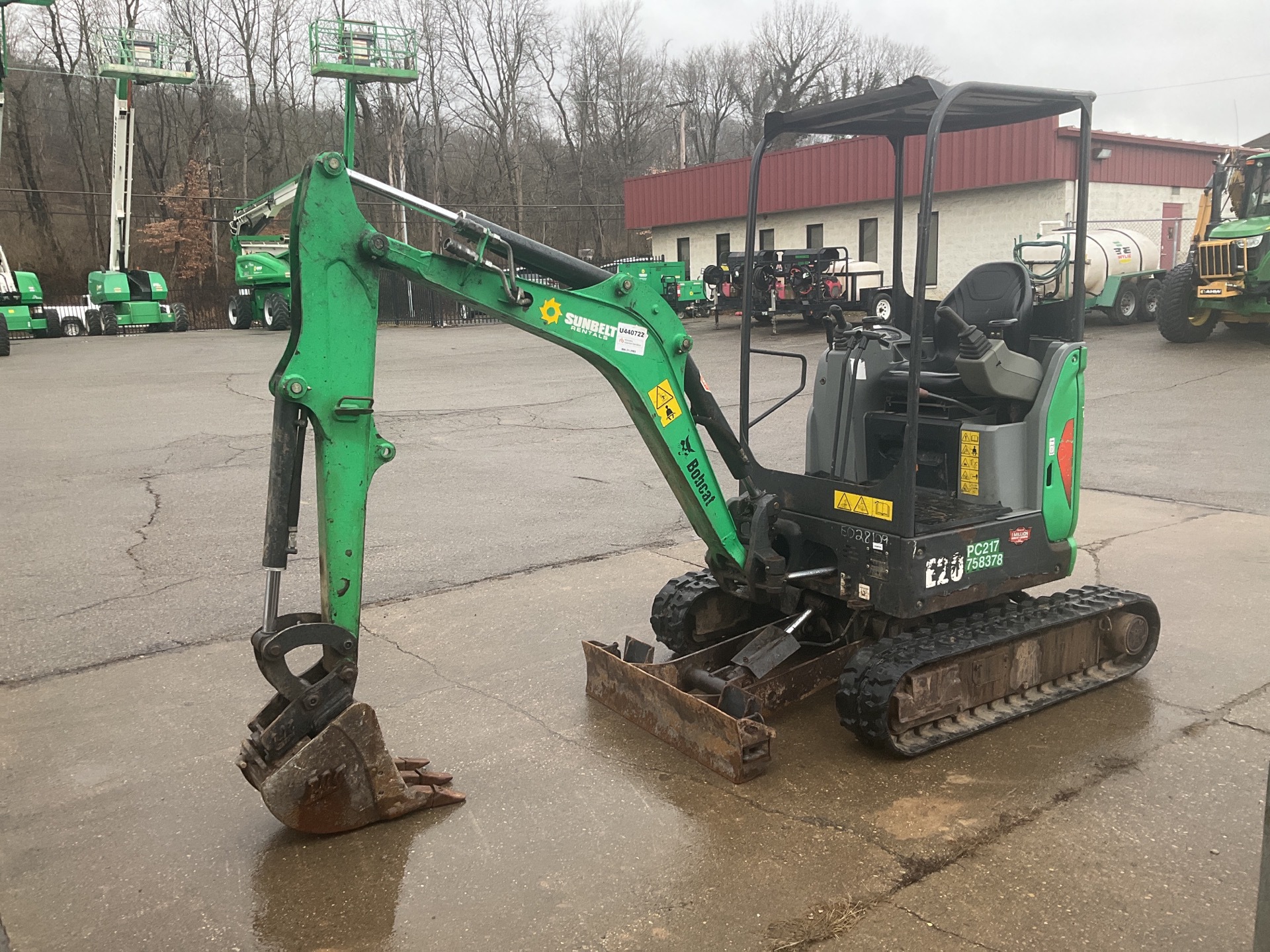 2015 Bobcat E20 Mini Excavator