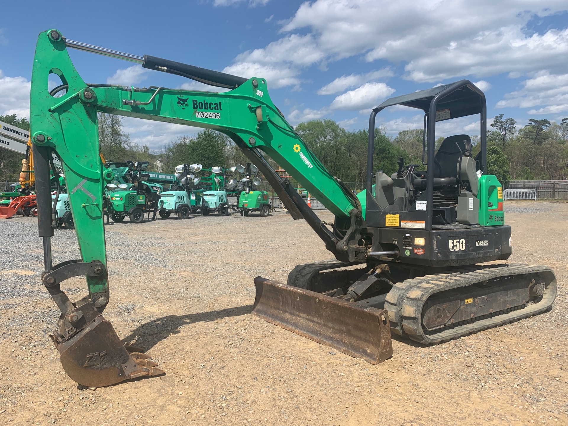 2015 Bobcat E50 Mini Excavator