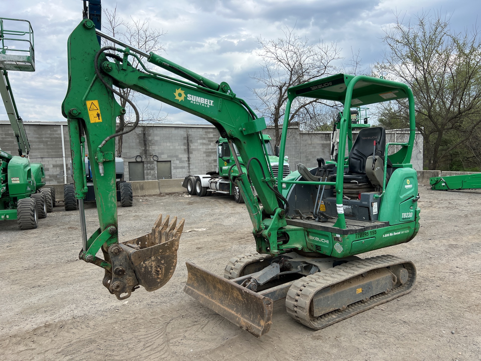 2015 Takeuchi TB230 Mini Excavator