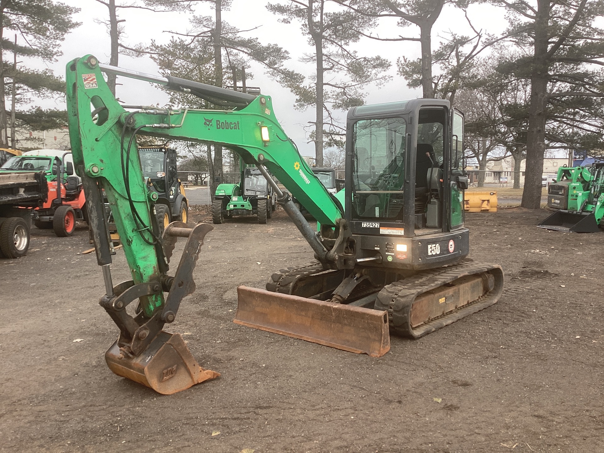 2015 Bobcat E50 Mini Excavator