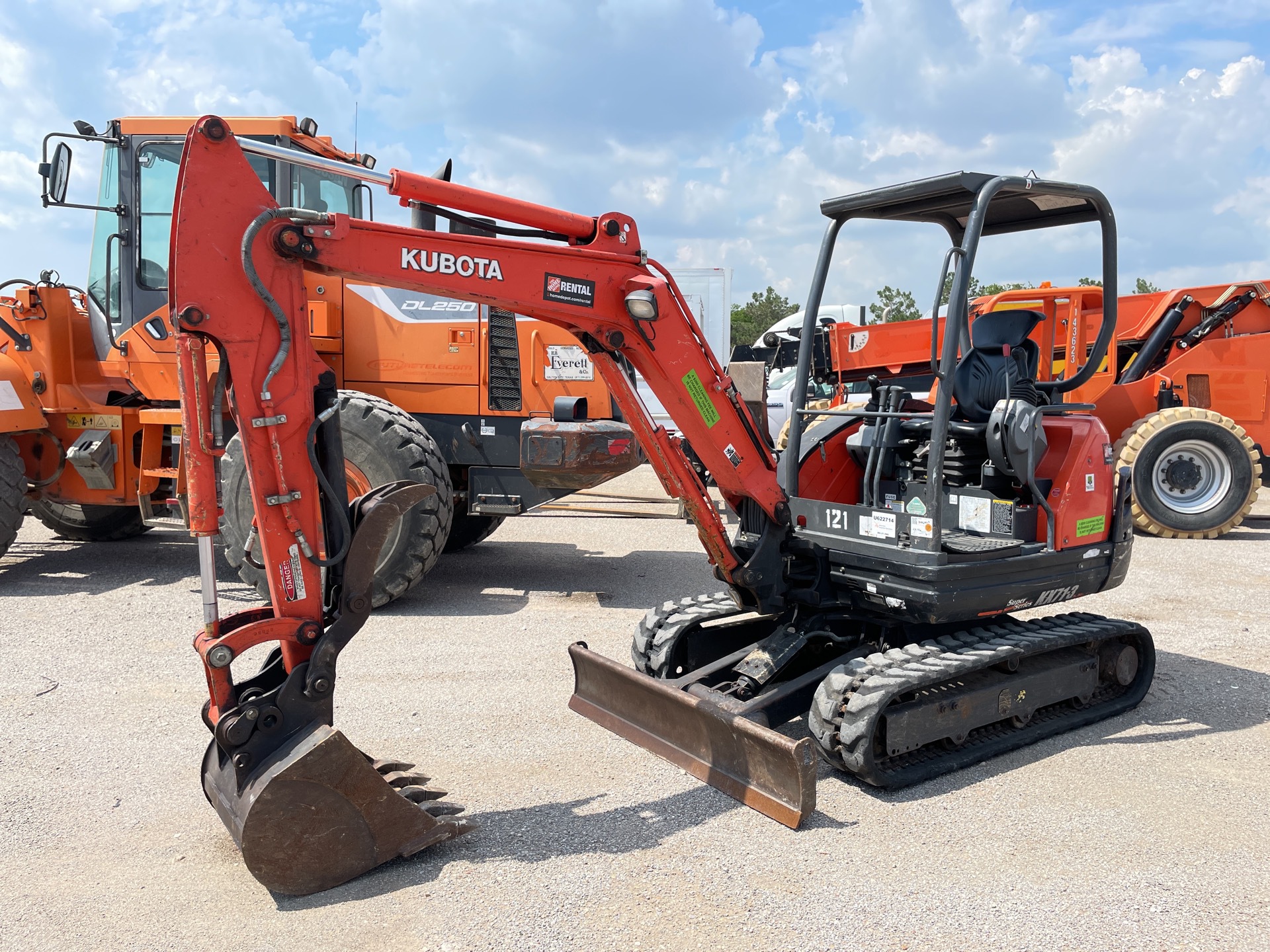 2017 Kubota KX71-3S Mini Excavator