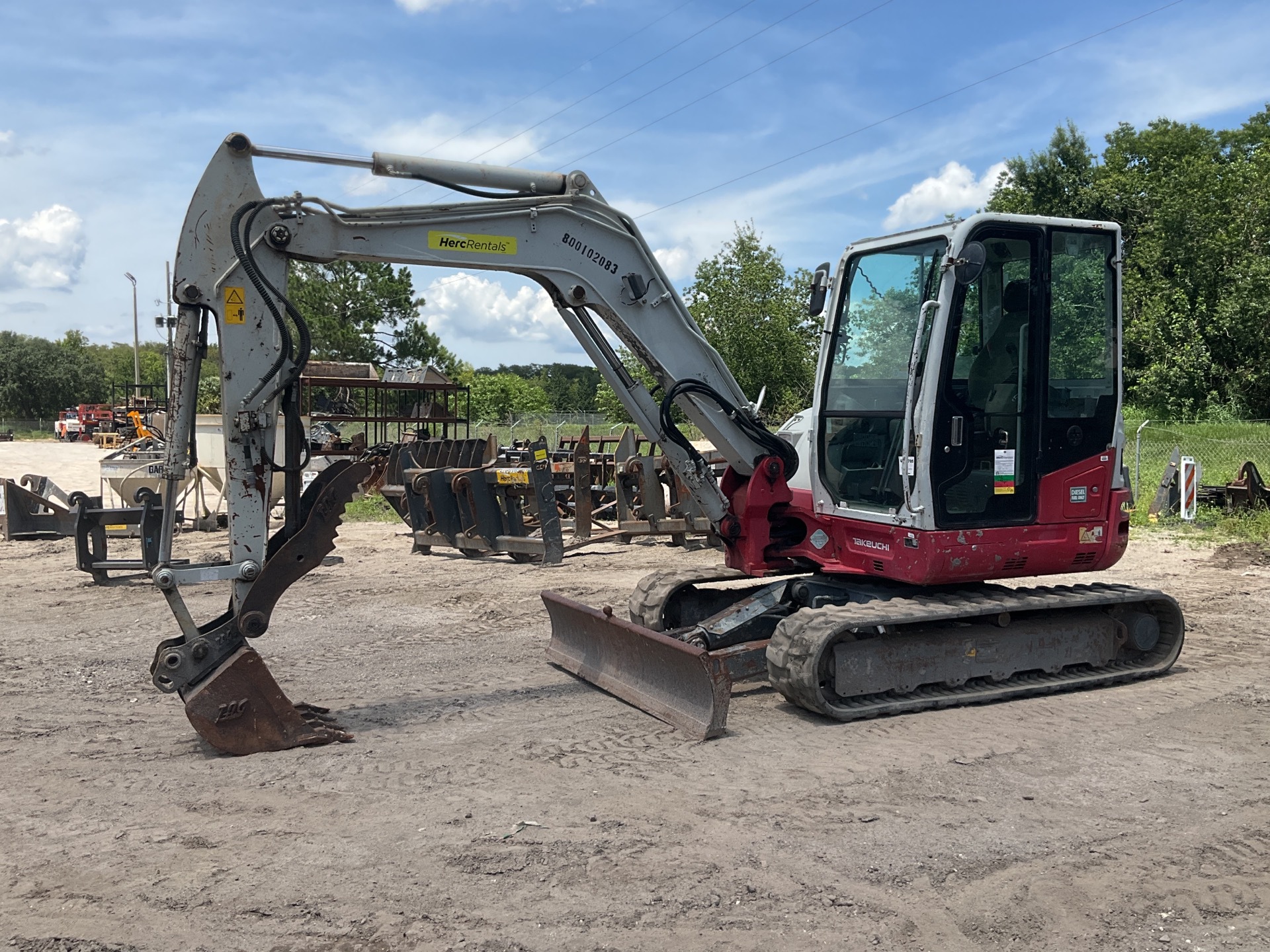 2016 Takeuchi TB260 Mini Excavator