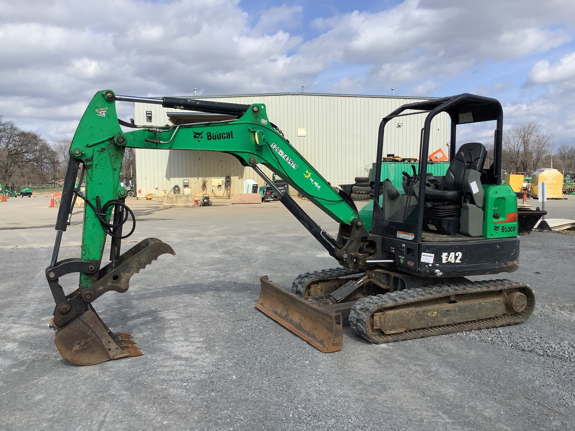 2015 Bobcat E42 Mini Excavator