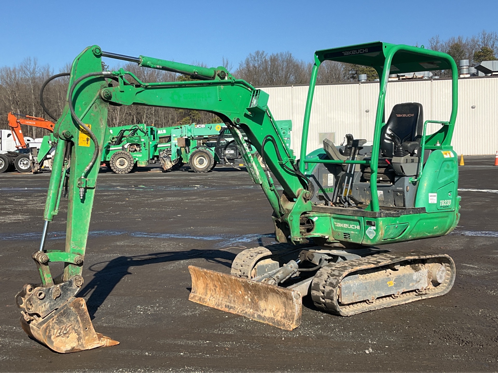 2015 Takeuchi TB230 Mini Excavator