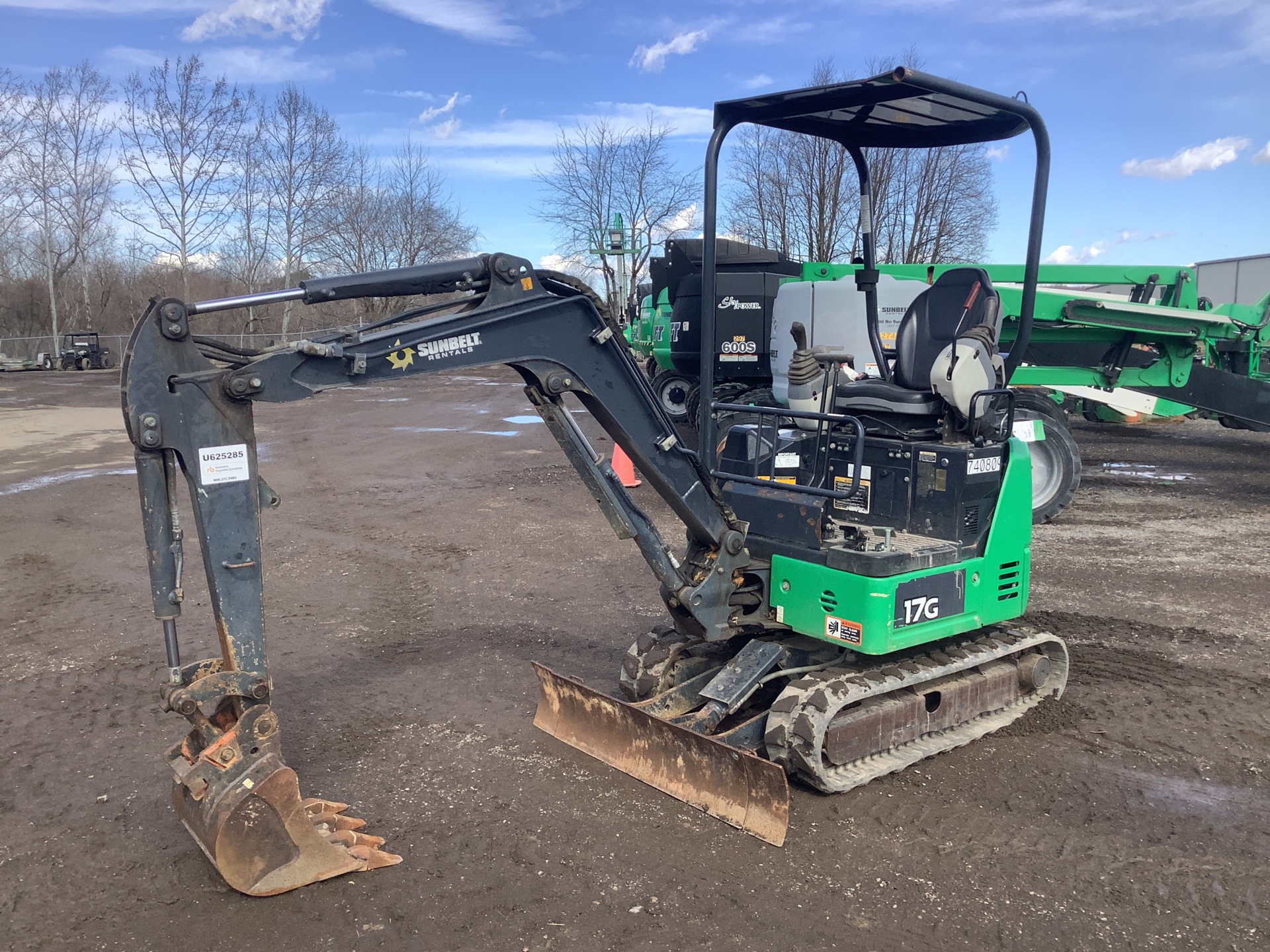 2015 John Deere 17G Mini Excavator