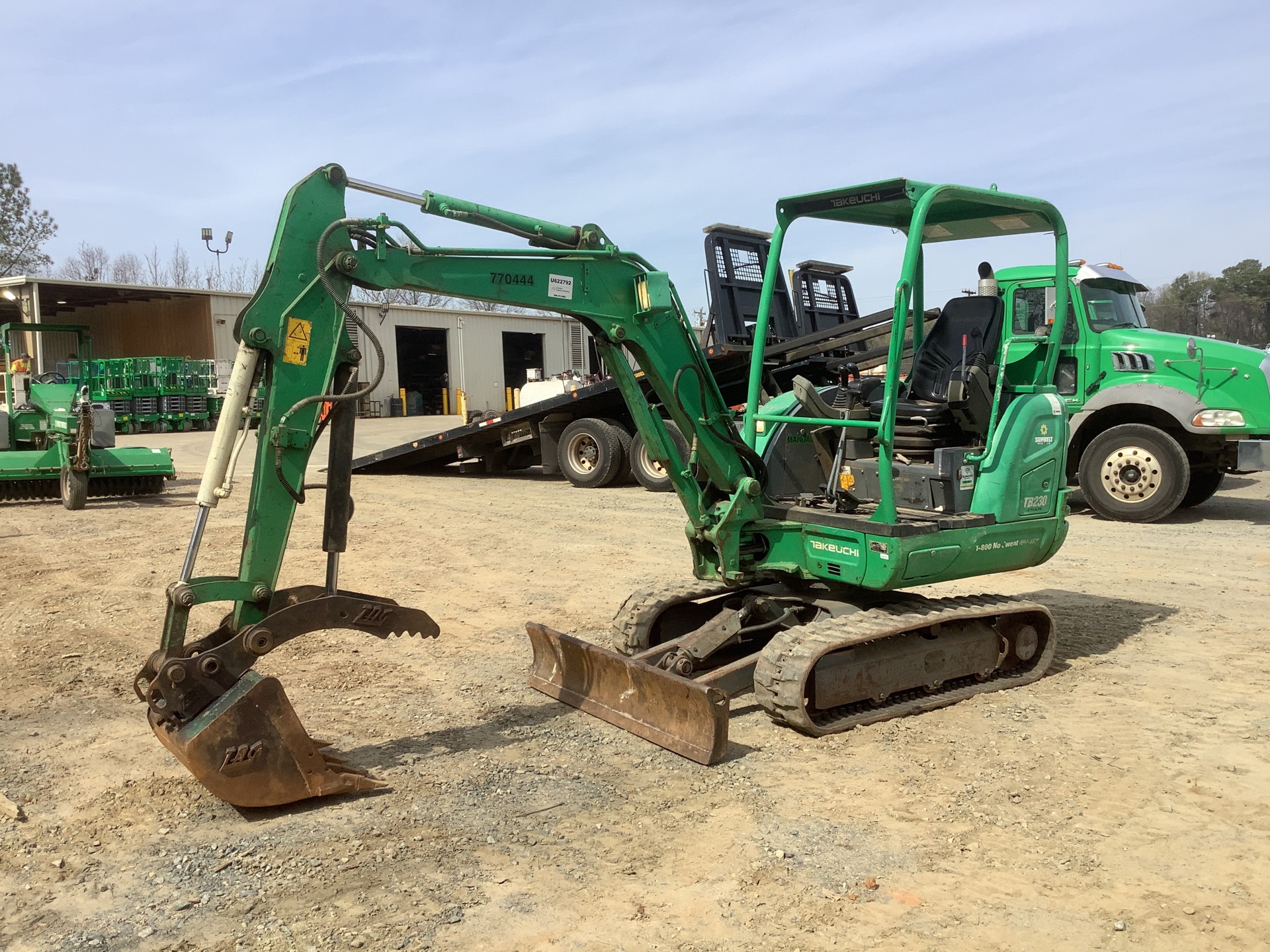 2015 Takeuchi TB230 Mini Excavator