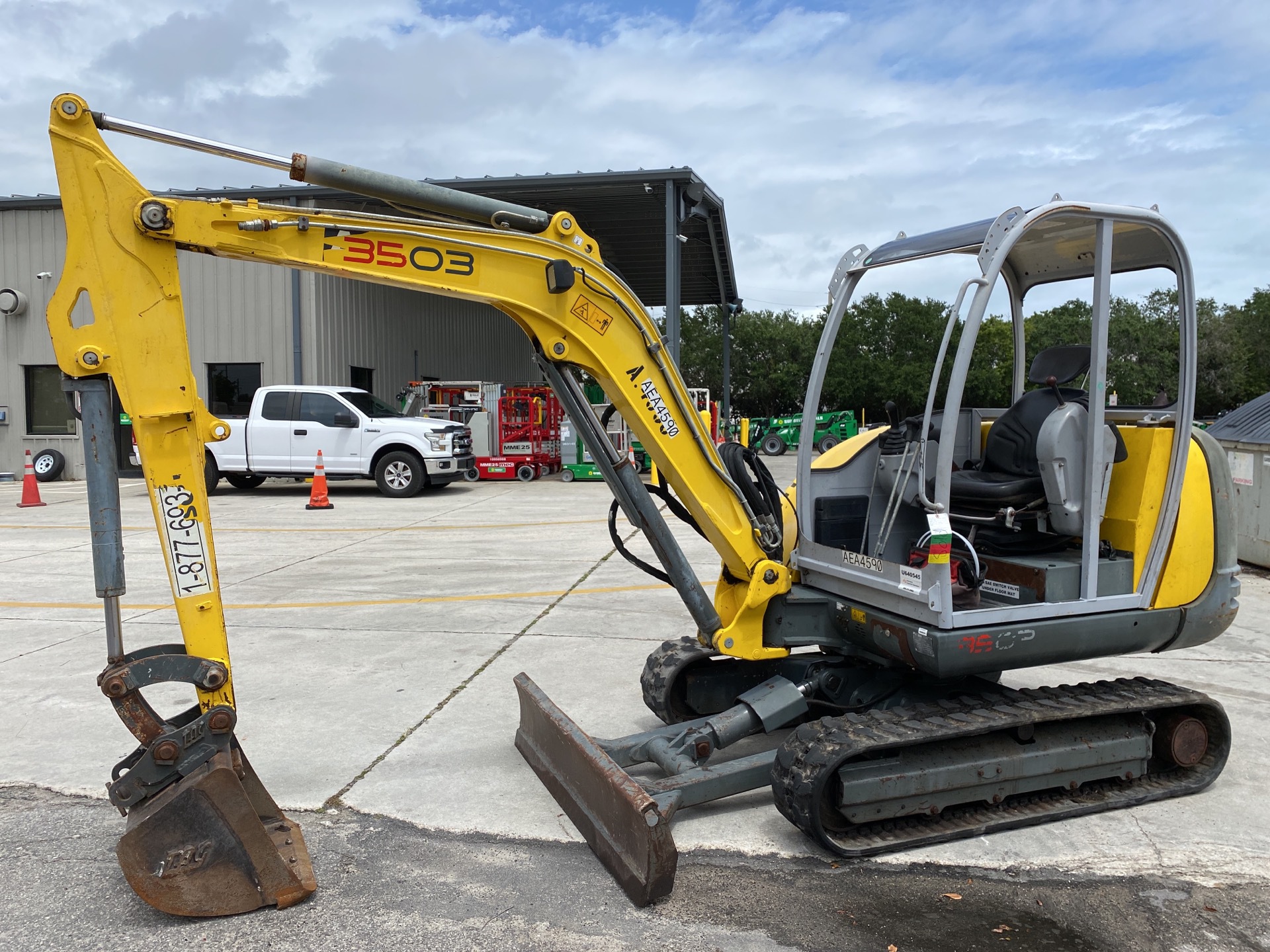 2018 Wacker Neuson 3503RD Mini Excavator