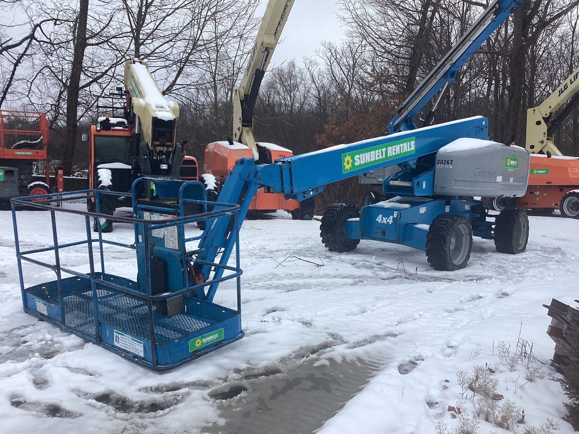 2012 Genie S-65 4WD Diesel Telescopic Boom Lift