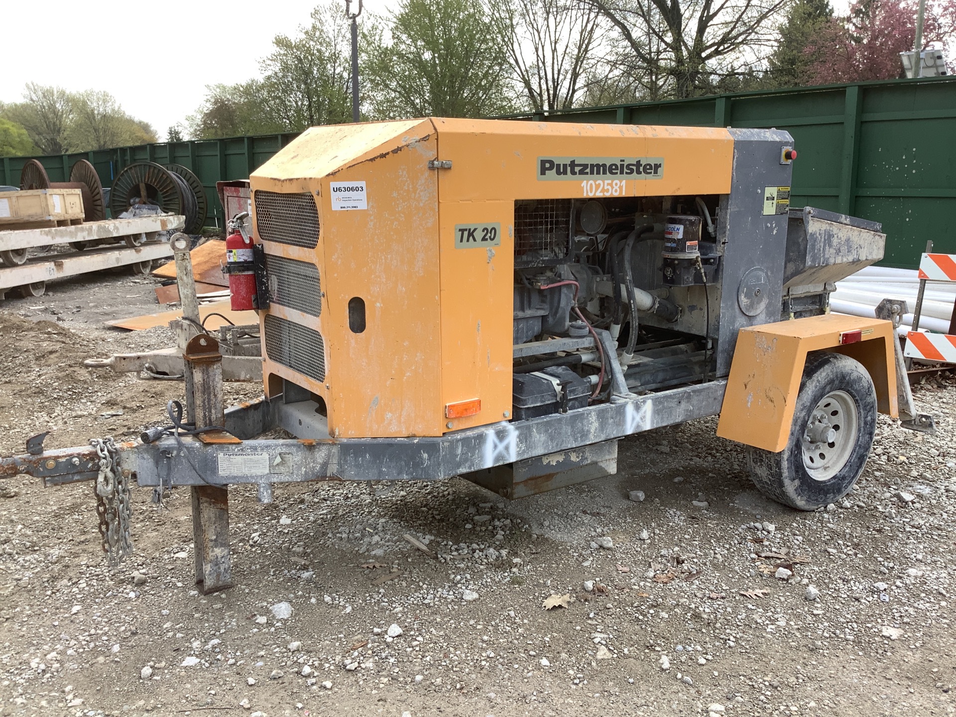 2018 Putzmeister TK20 Concrete Pump