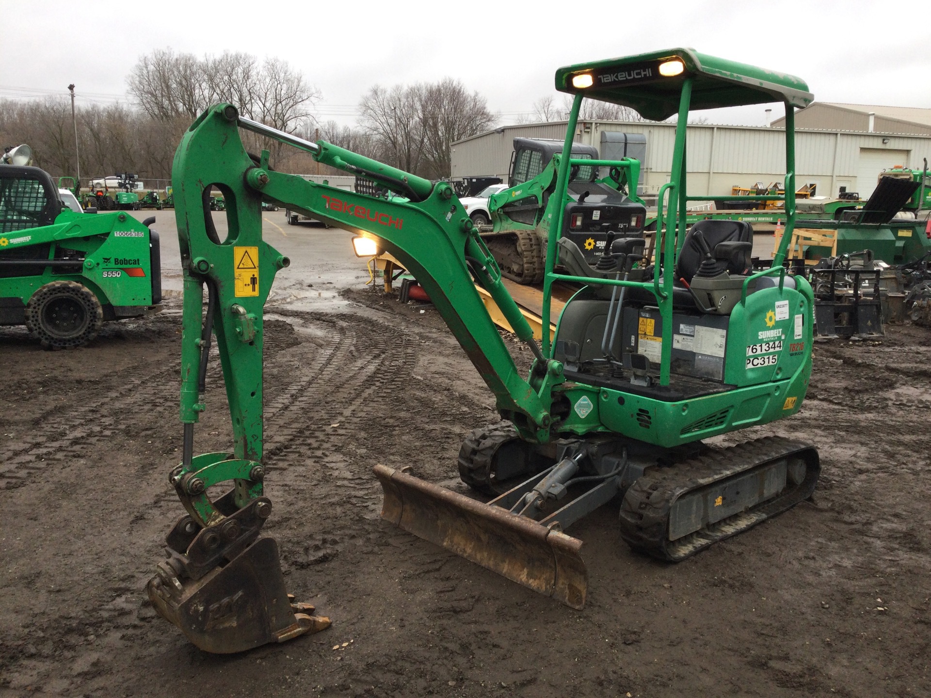 2015 Takeuchi TB216 Mini Excavator