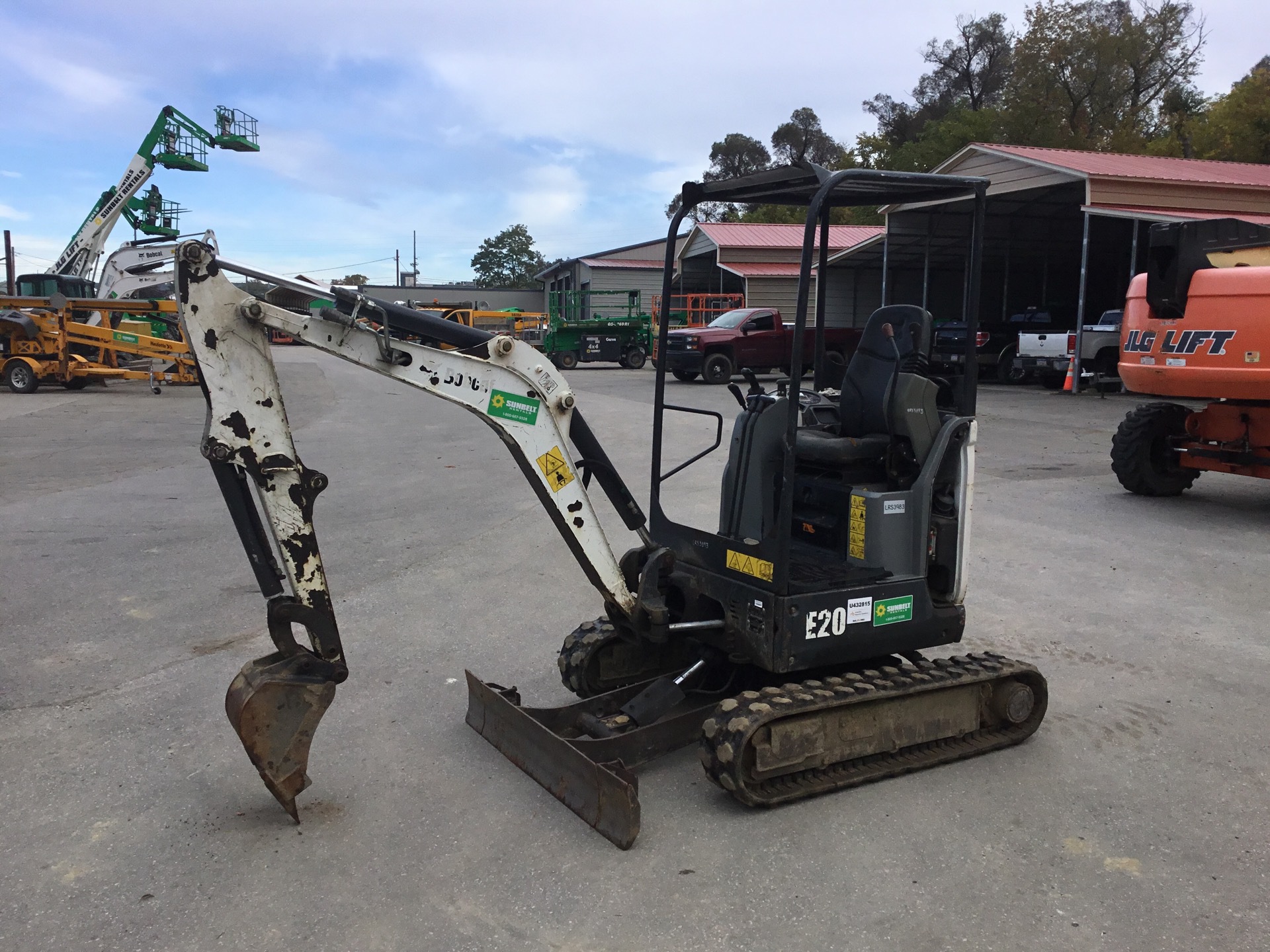 2015 Bobcat E20 Mini Excavator