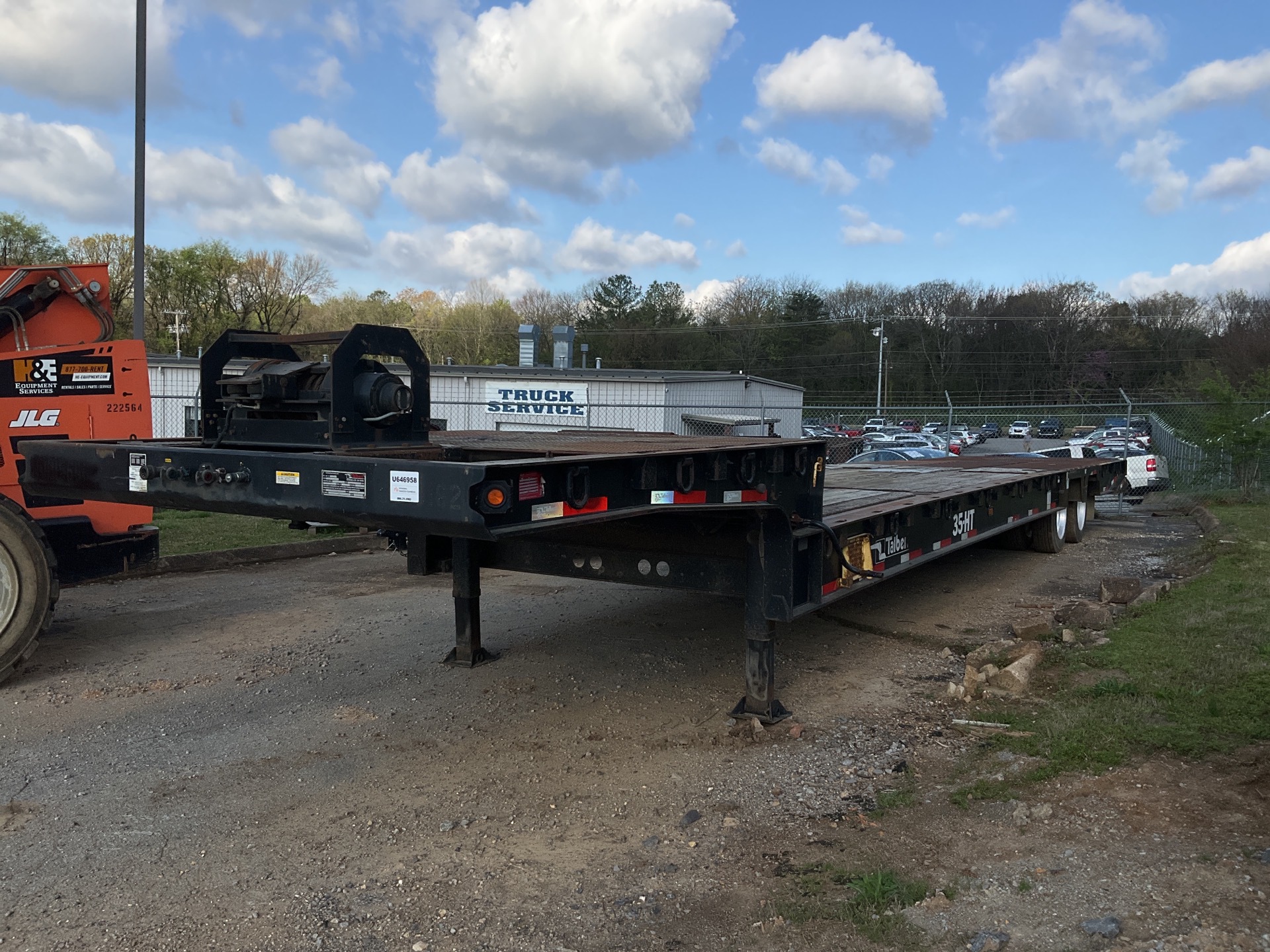 2013 Talbert 35HT 35 ton T/A Hydraulic Tail Trailer