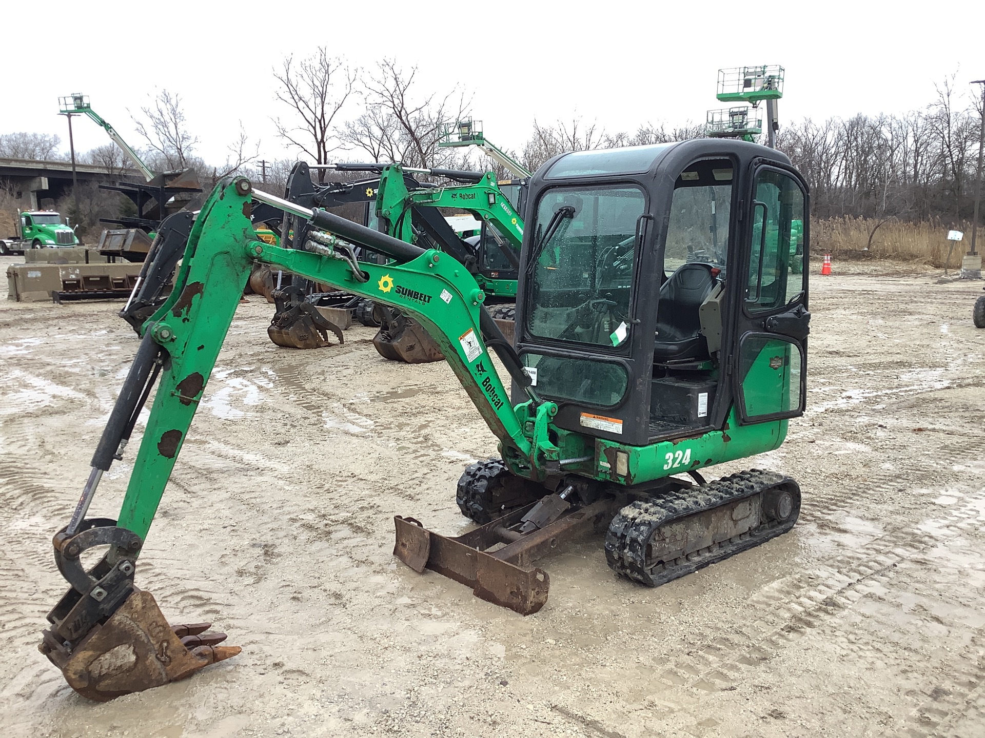 2014 Bobcat 324M Mini Excavator