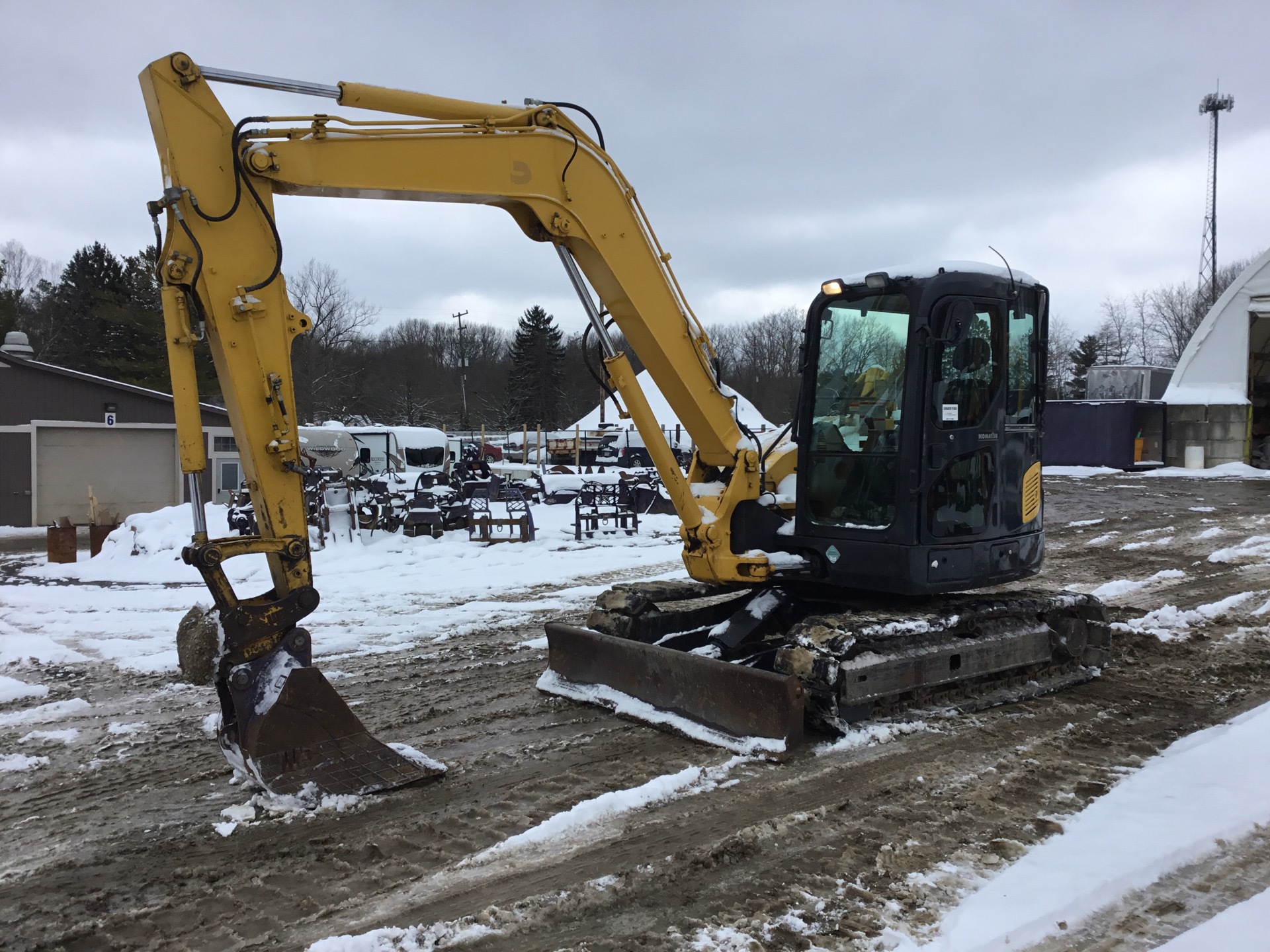 2011 Komatsu PC88MR-8 Tracked Excavator