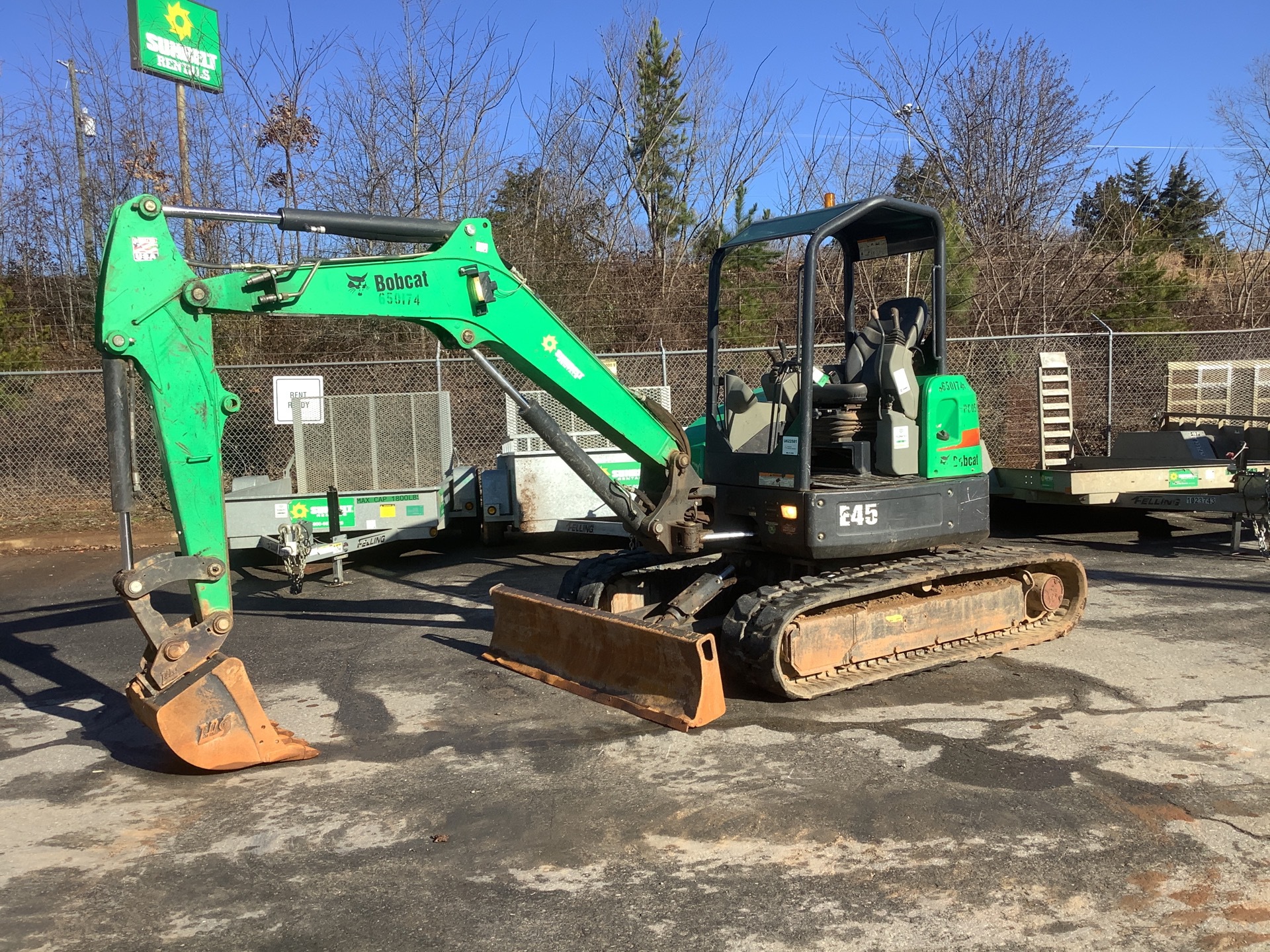 2014 Bobcat E45 Mini Excavator