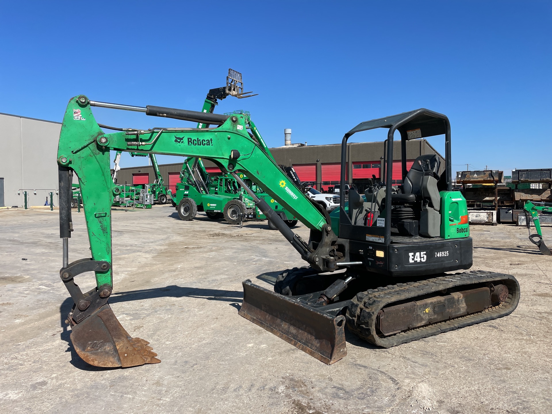 2015 Bobcat E45 Mini Excavator