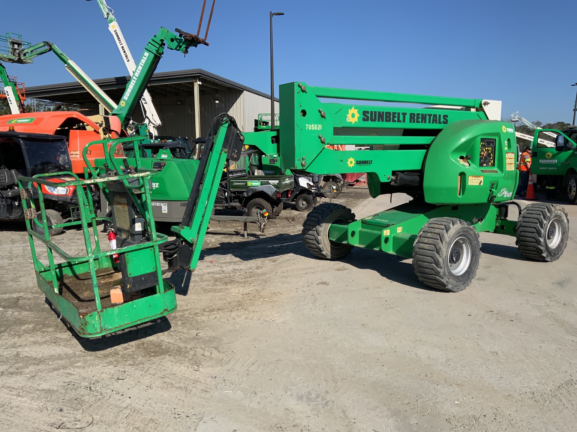 2015 JLG 450AJ SII 4WD Diesel Articulating Boom Lift