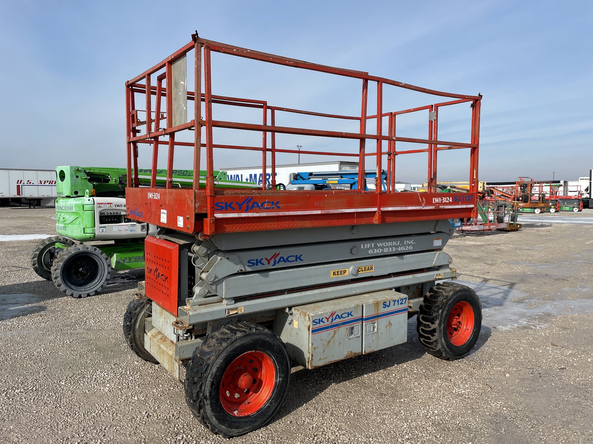 2005 Skyjack SJ7127 Dual Fuel 4x4 Scissor Lift