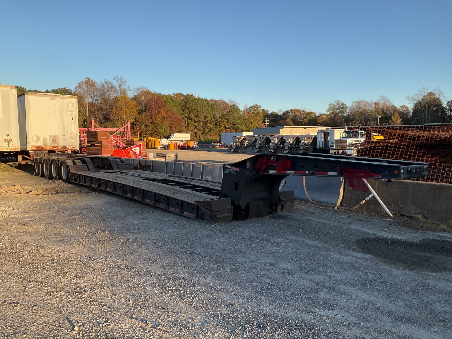 2008 Trail King TK110HDG Tri/A Removable Gooseneck Lowboy Trailer